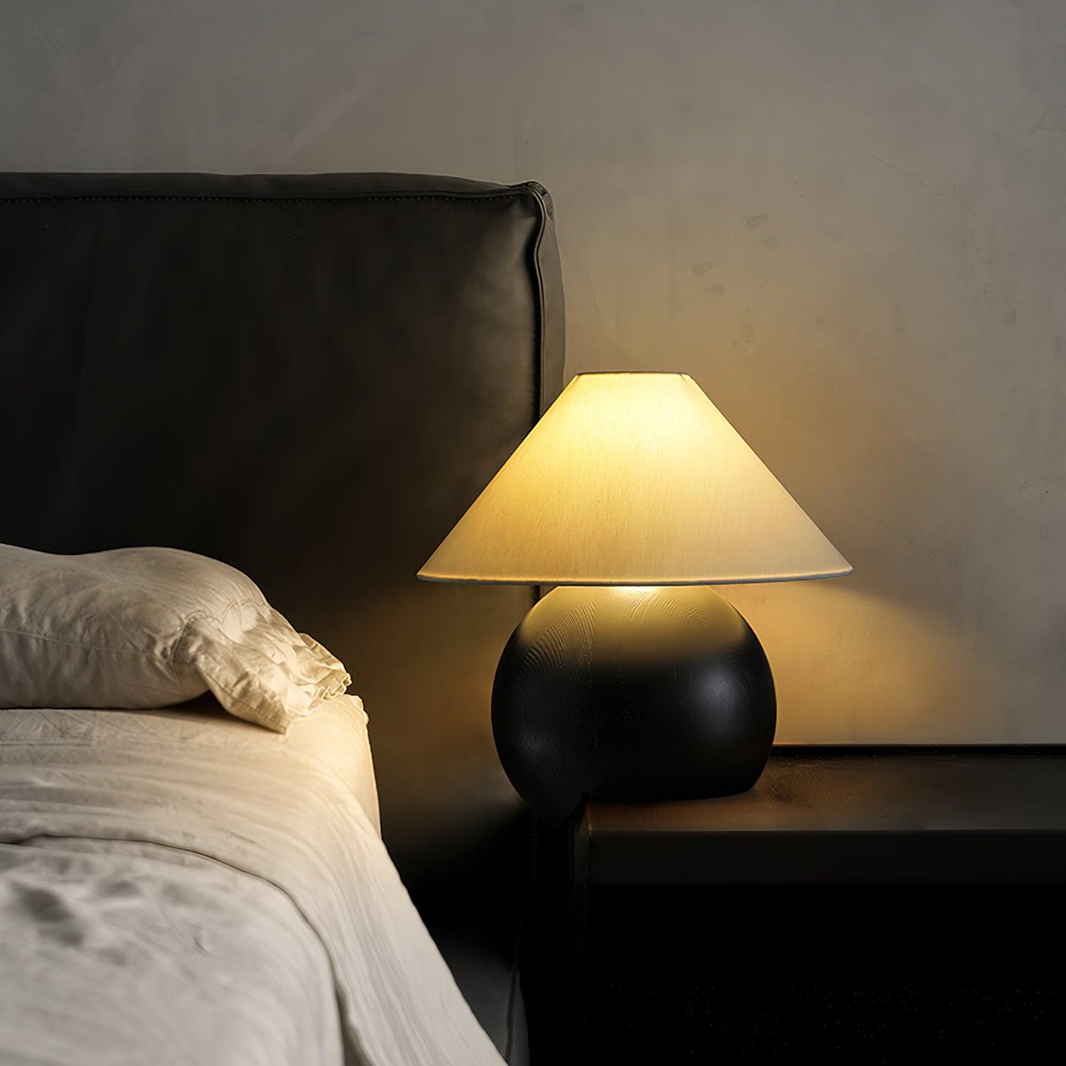 Halise Wood Organic Table Lamp-Neutral Decor
