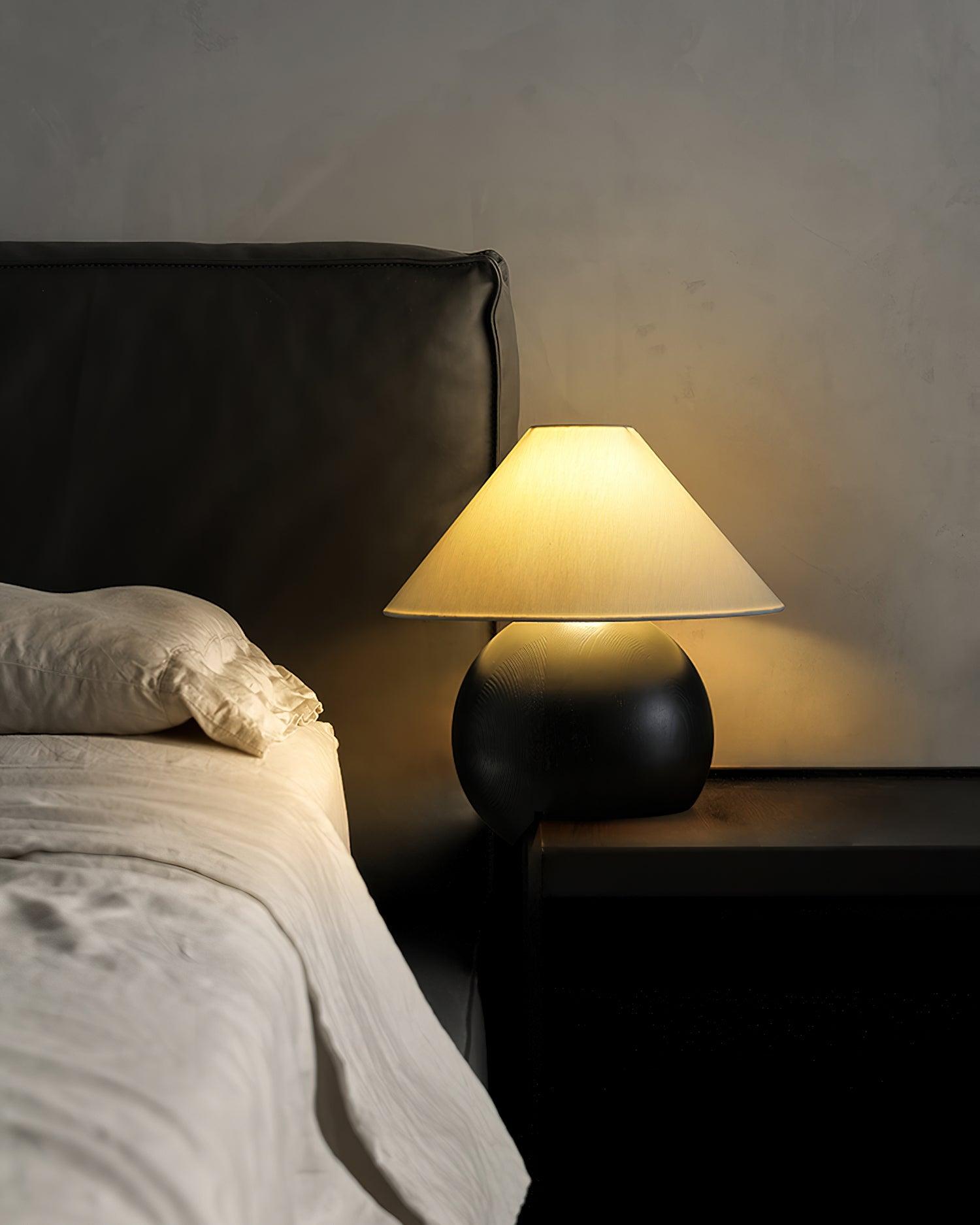 Halise Wood Organic Table Lamp-Neutral Decor