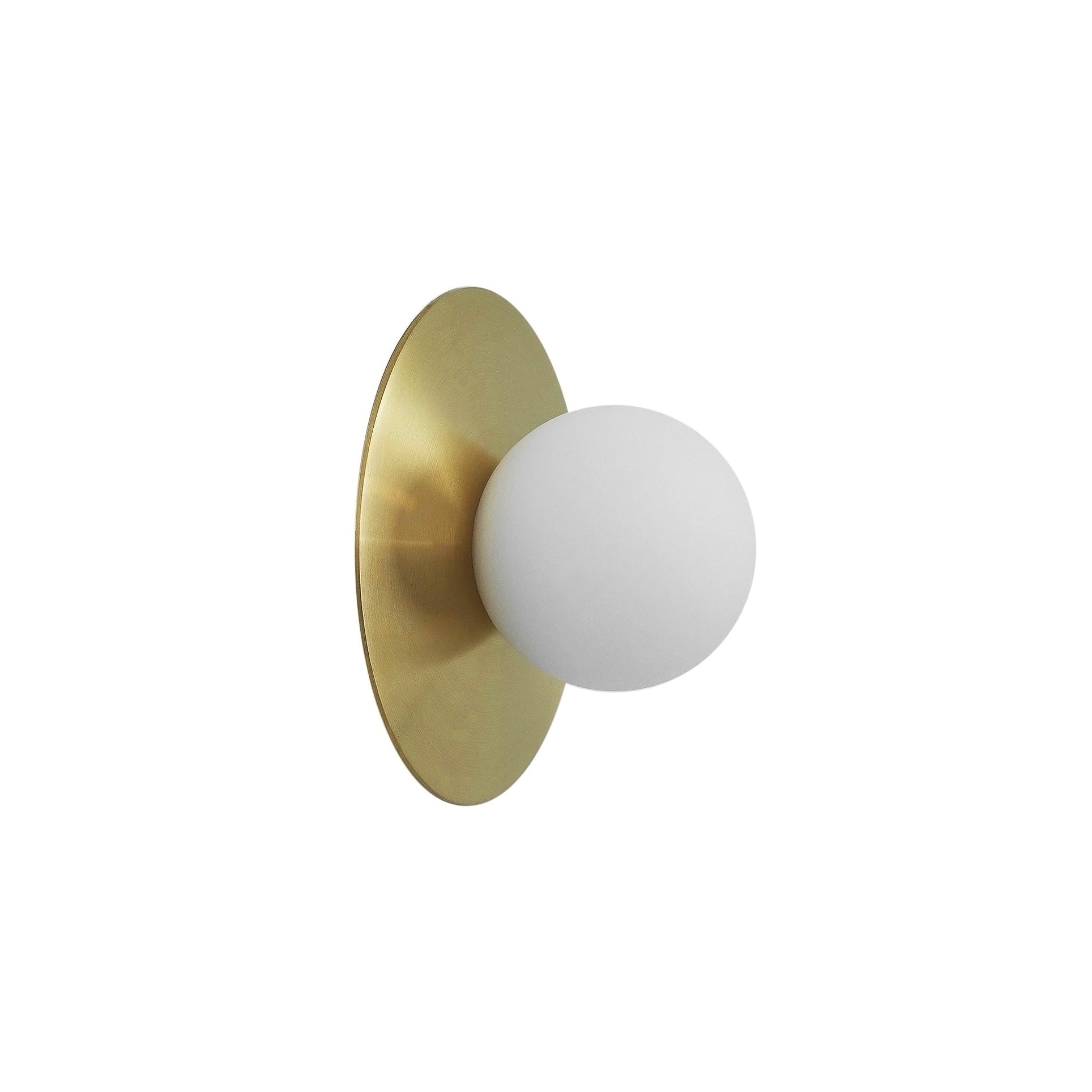 Haze Round Glass Wall Lamp