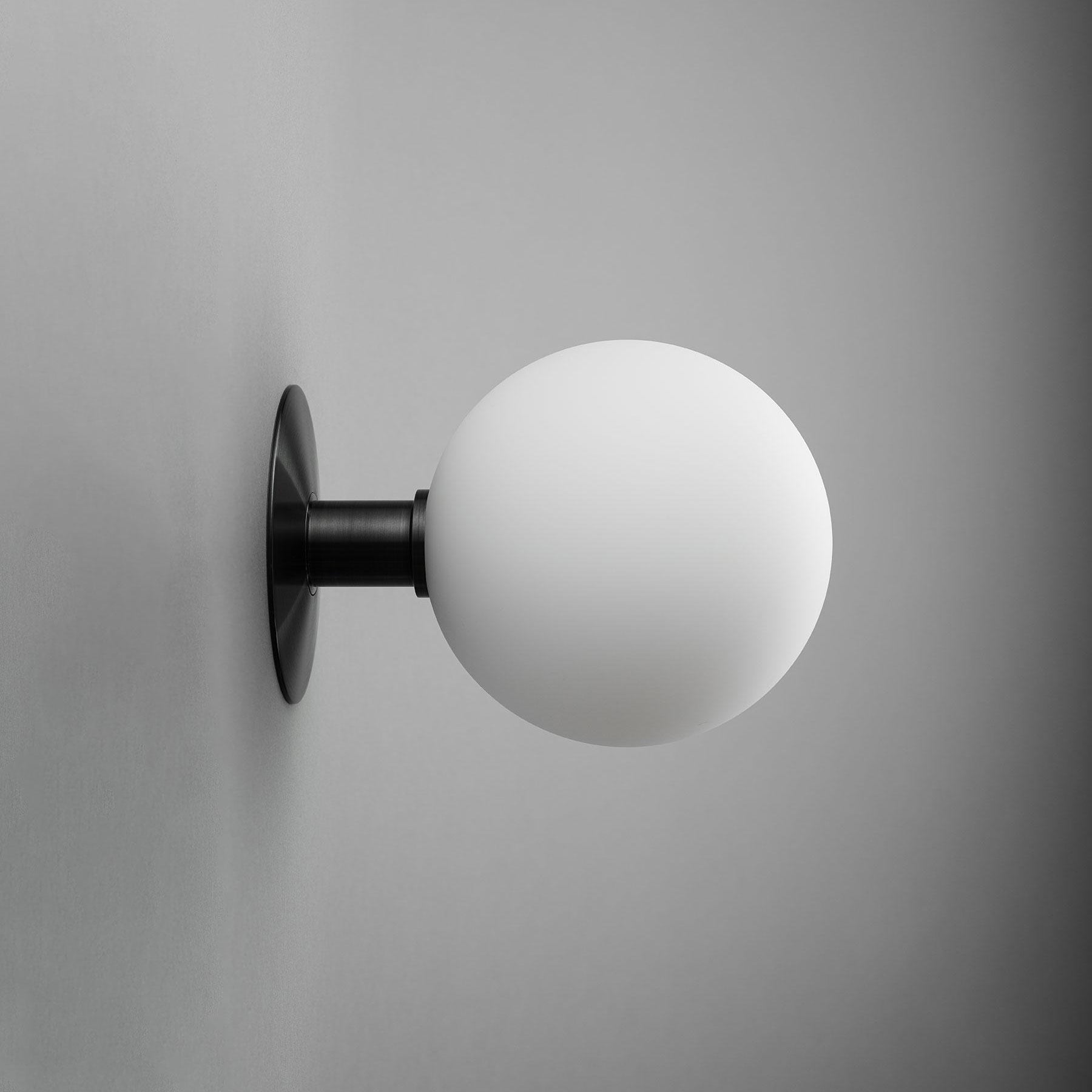 Haze Round Glass Wall Lamp