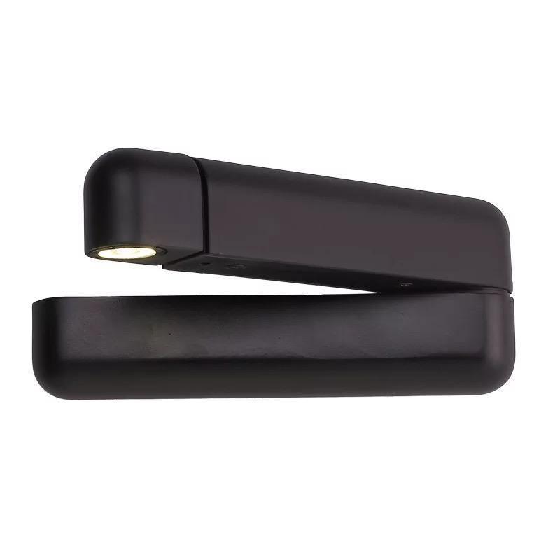 Lustra Wall Lamp Black LED Adjustable USB-Neutral Decor