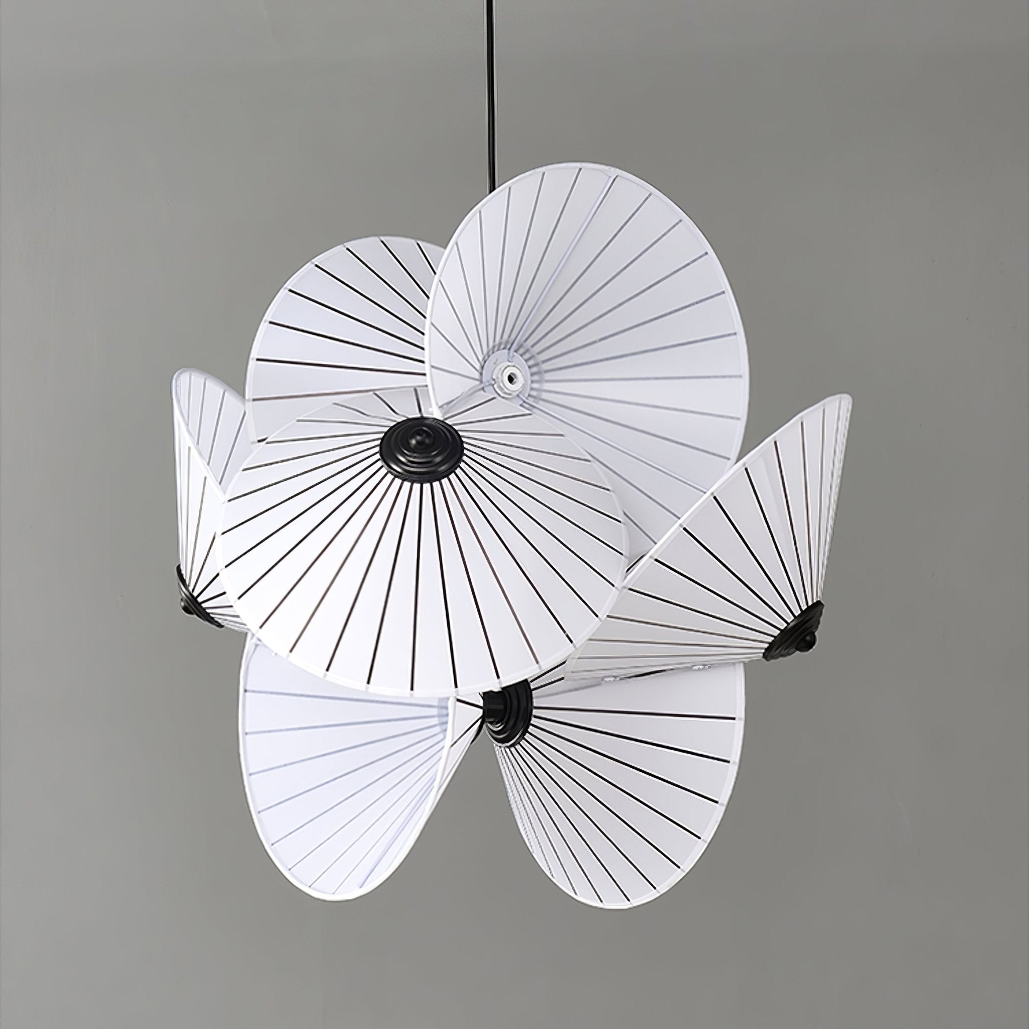 Solarare Fabric Artistic Pendant Light-Neutral Decor