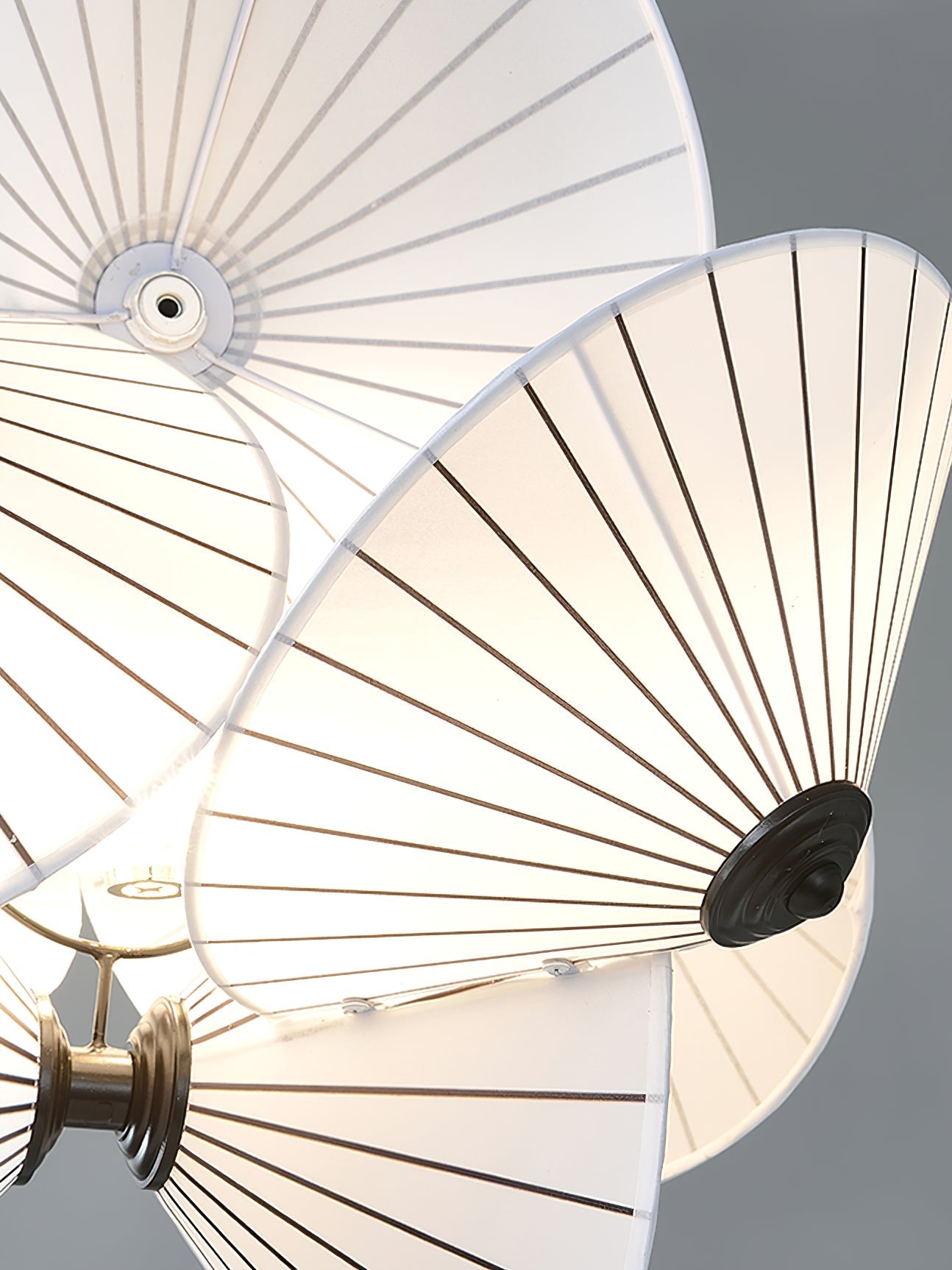 Solarare Fabric Artistic Pendant Light-Neutral Decor