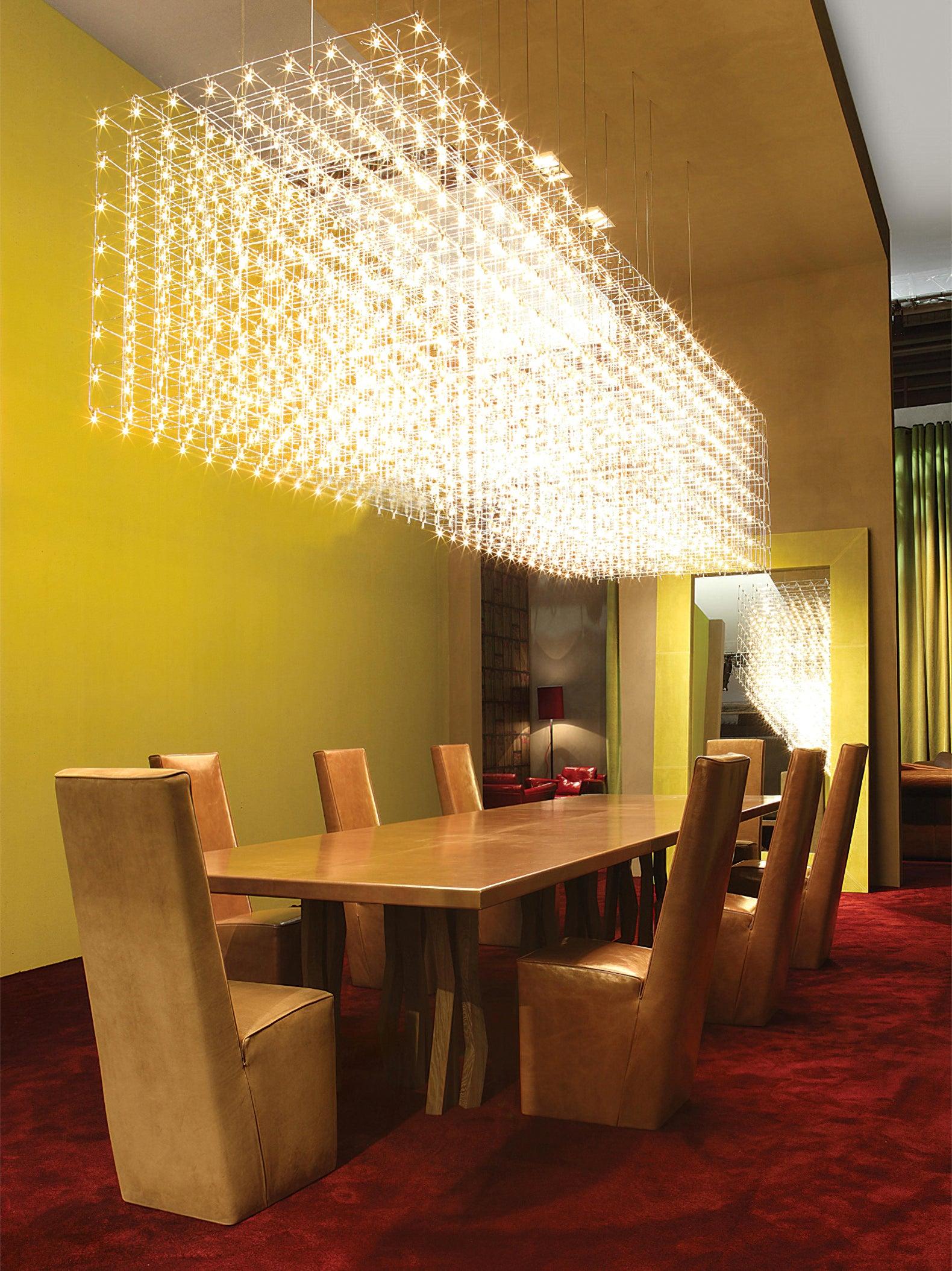 Avtalan Postmodern Luxury Cube Pendant Light-Neutral Decor