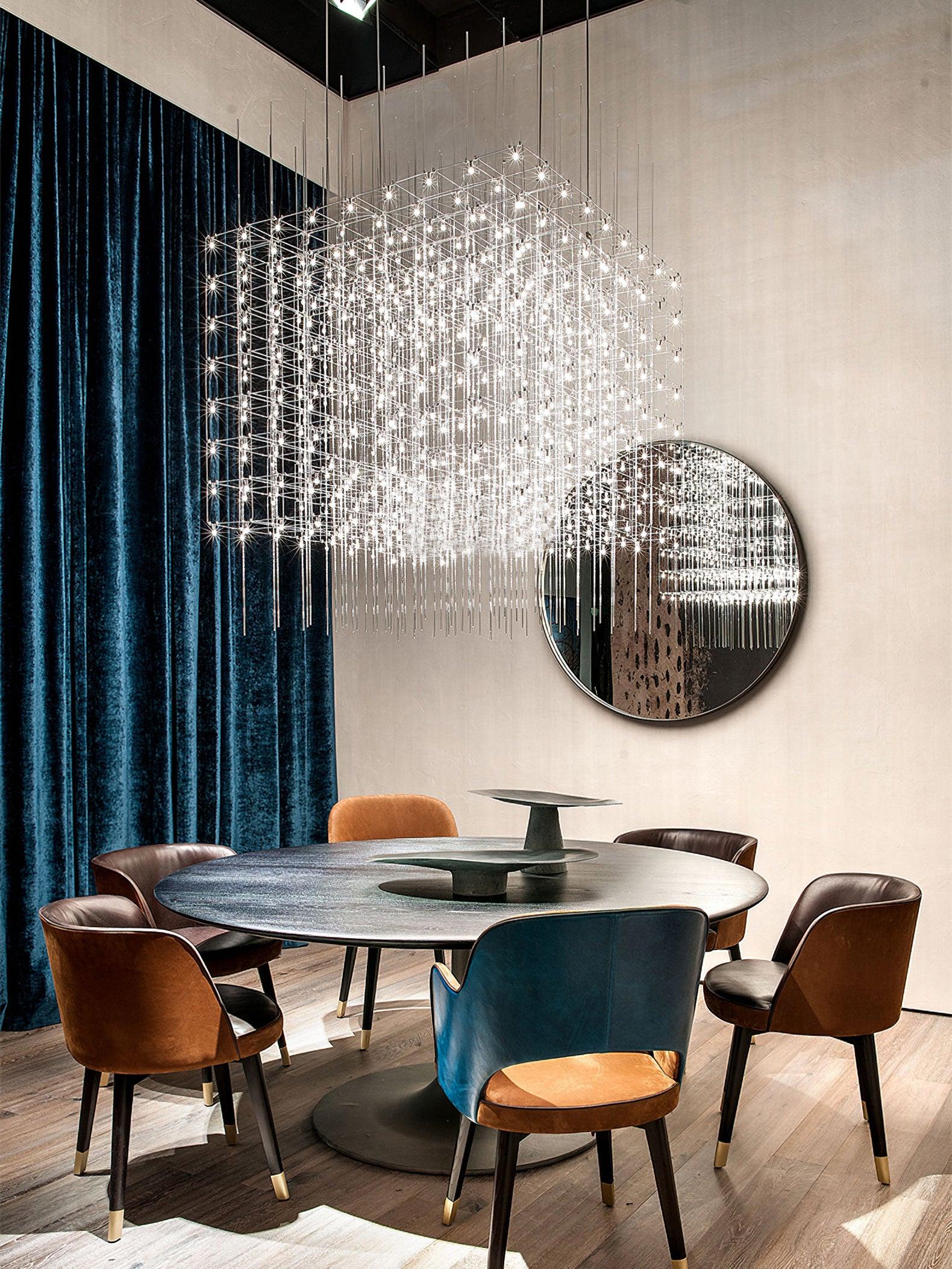 Avtalan Postmodern Luxury Cube Pendant Light-Neutral Decor
