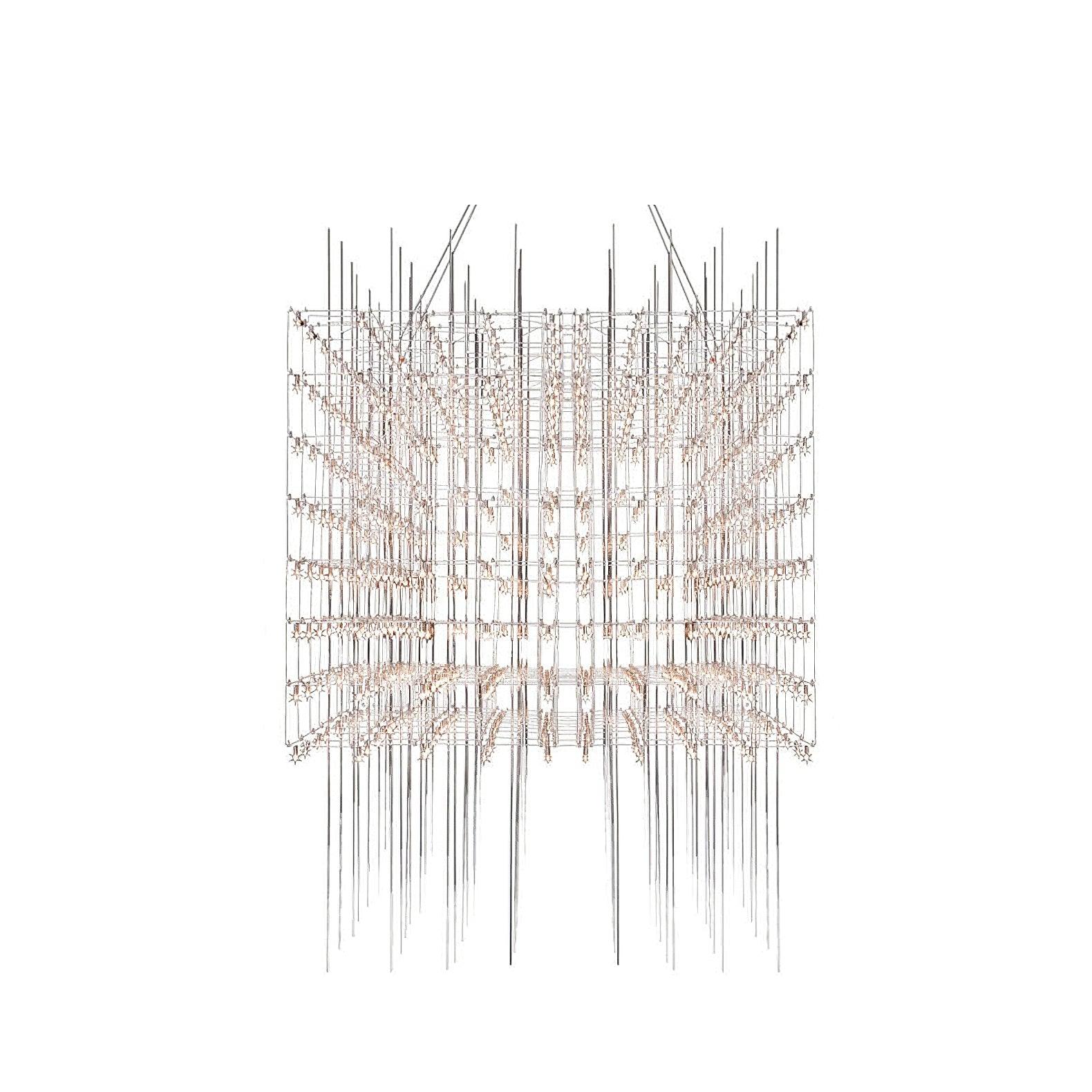 Avtalan Postmodern Luxury Cube Pendant Light-Neutral Decor