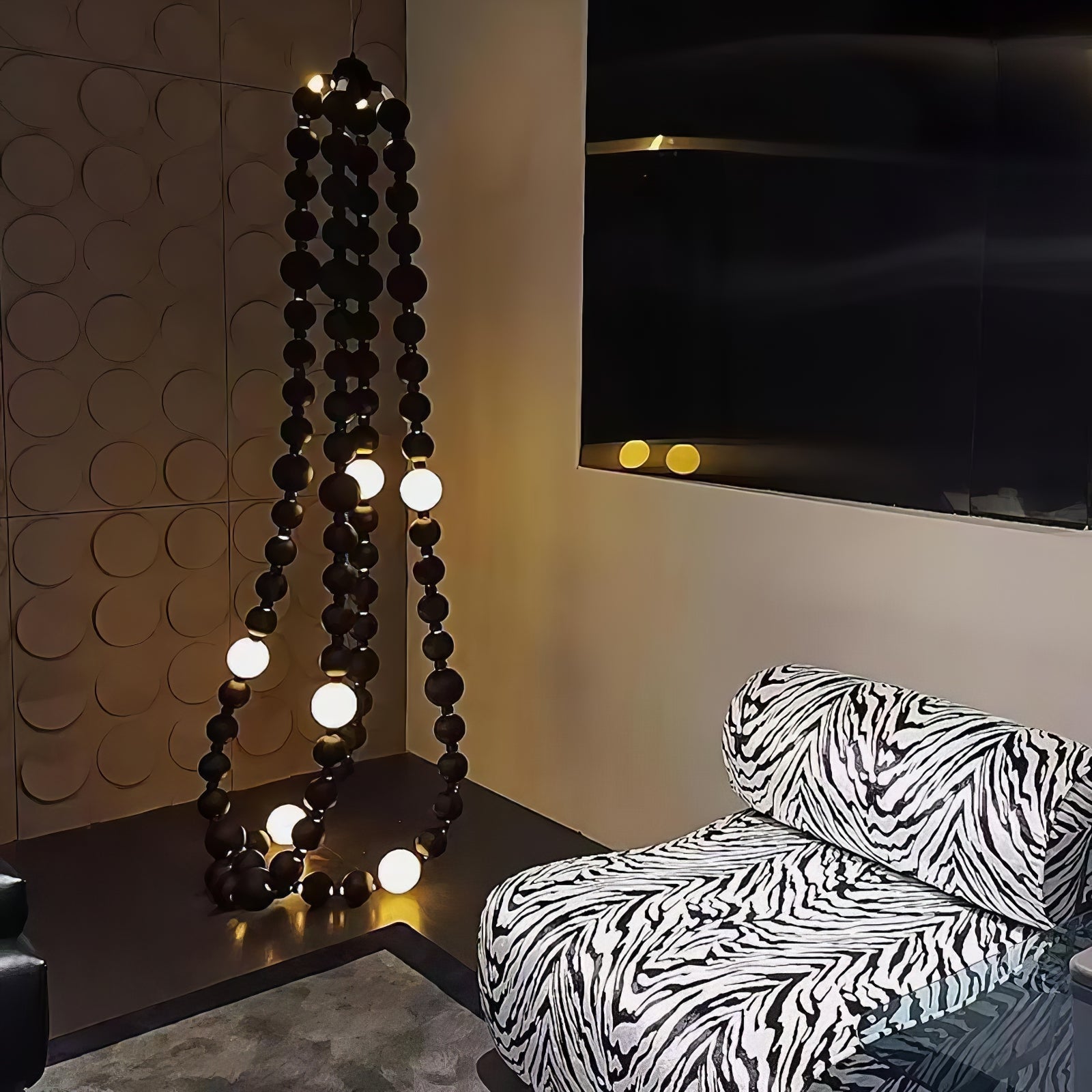 Nysolisra Modern Glass Chandelier-Neutral Decor