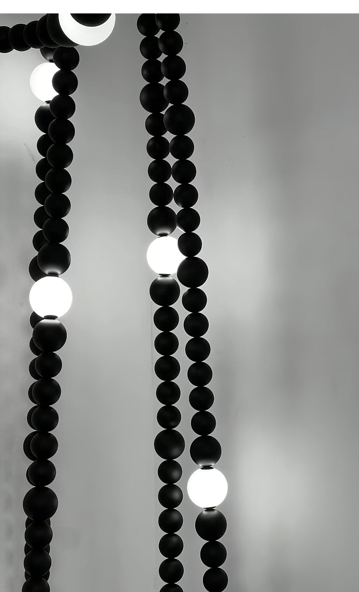 Nysolisra Modern Glass Chandelier-Neutral Decor