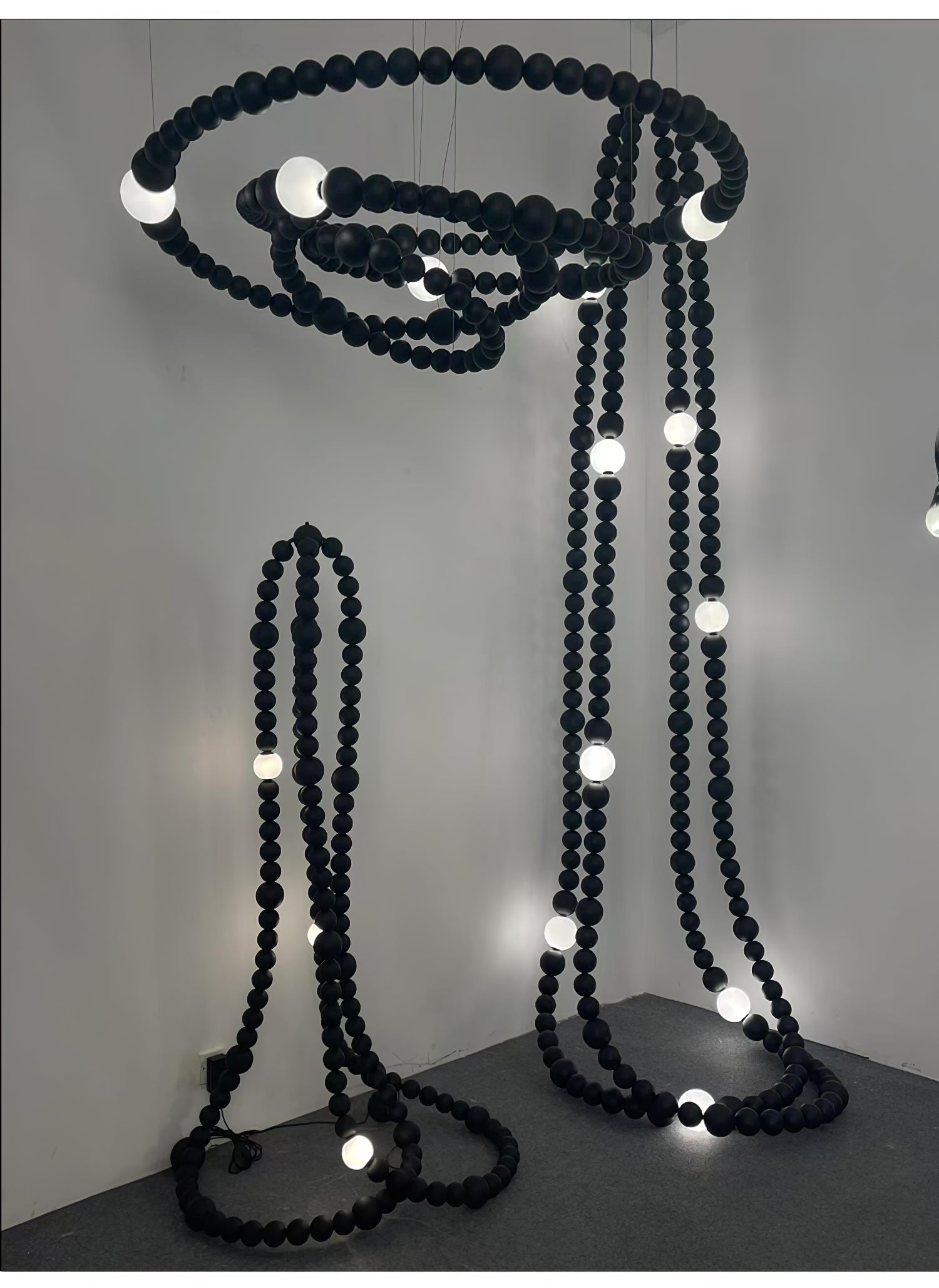 Nysolisra Modern Glass Chandelier-Neutral Decor