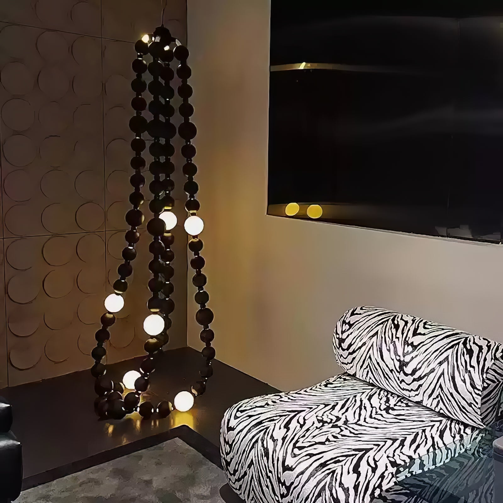 Nysolisra Modern Glass Chandelier-Neutral Decor