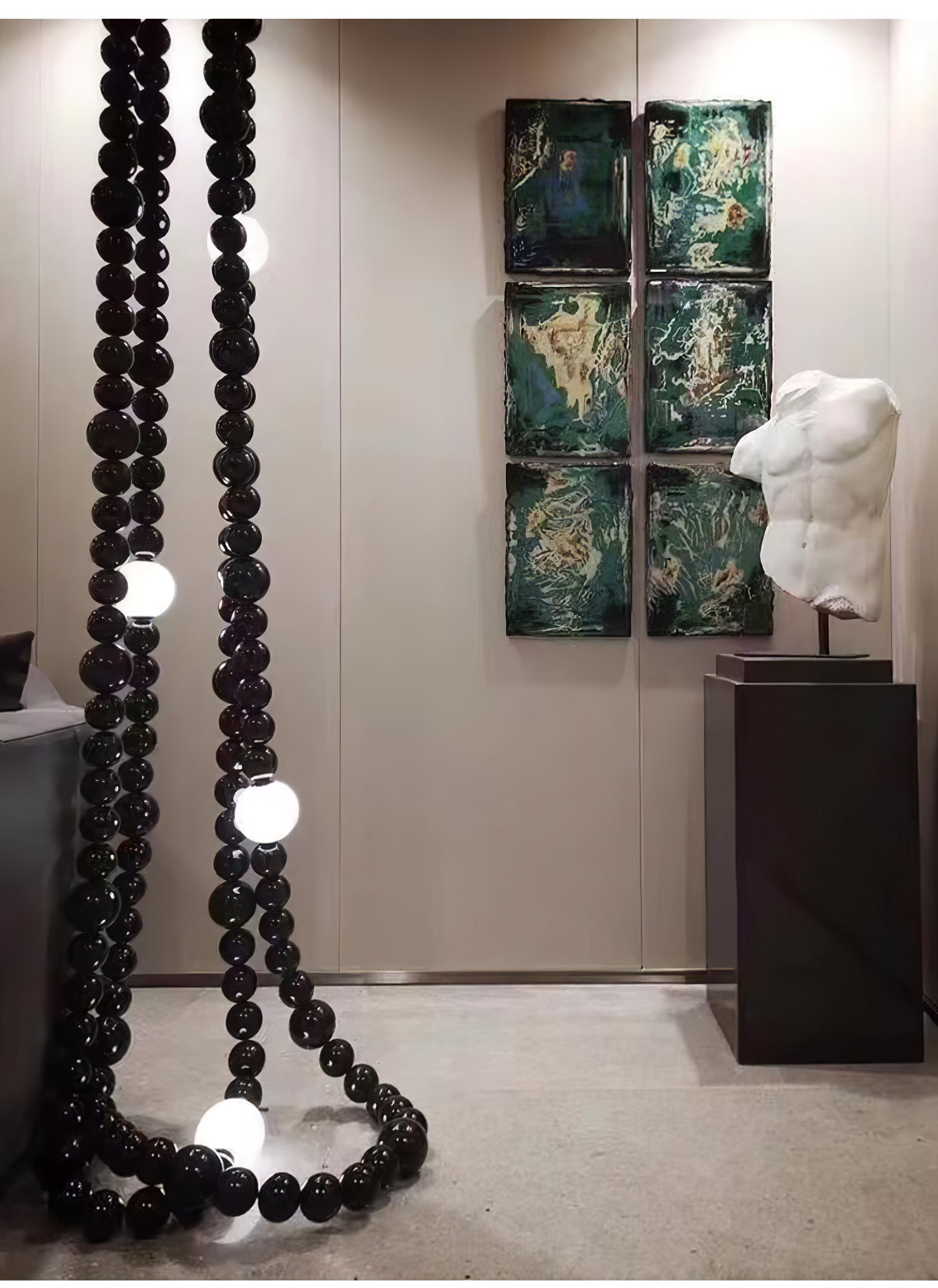 Nysolisra Modern Glass Chandelier-Neutral Decor