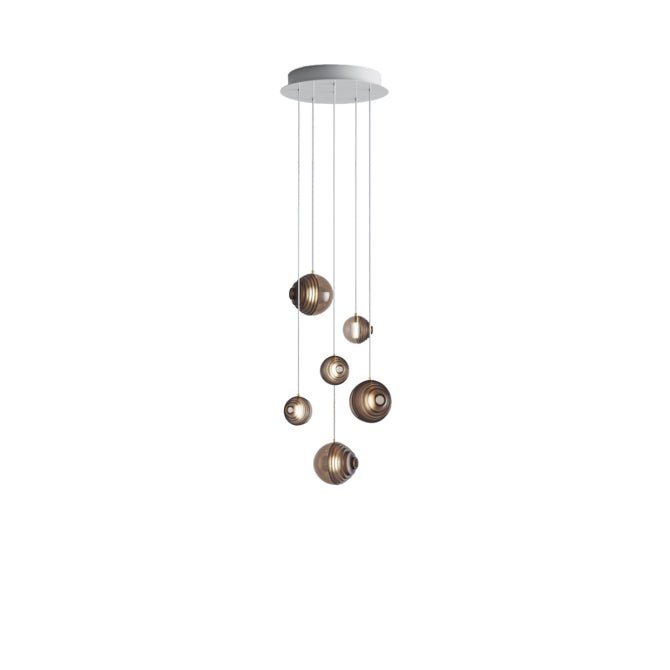 Cosmic Sphere Cascade Chandelier-Neutral Decor