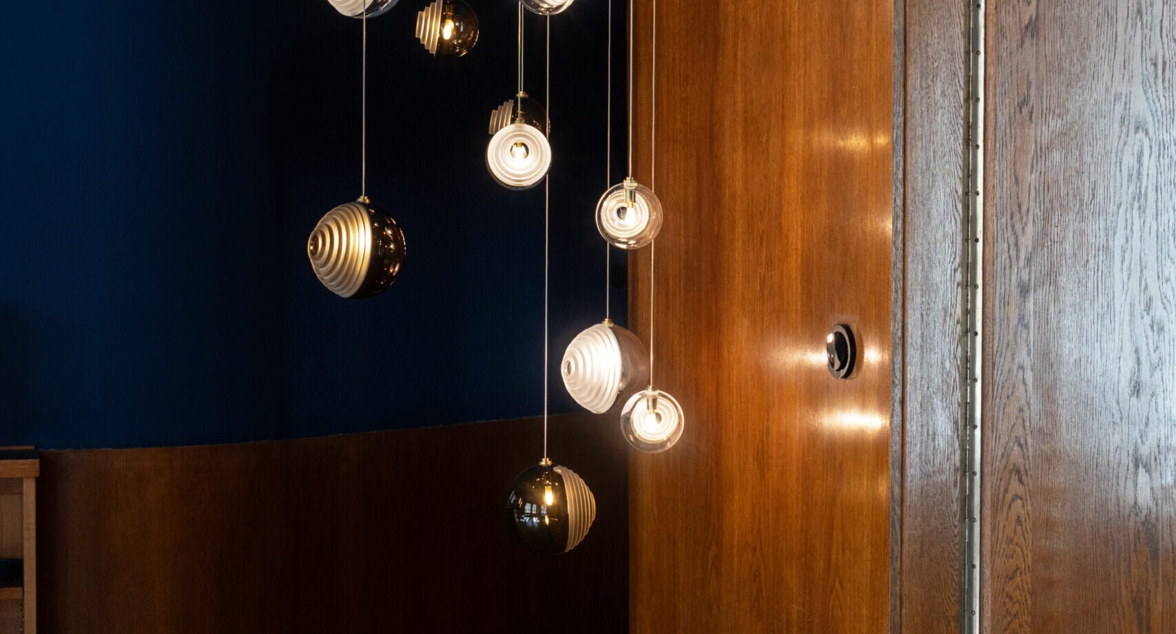 Cosmic Sphere Cascade Chandelier-Neutral Decor