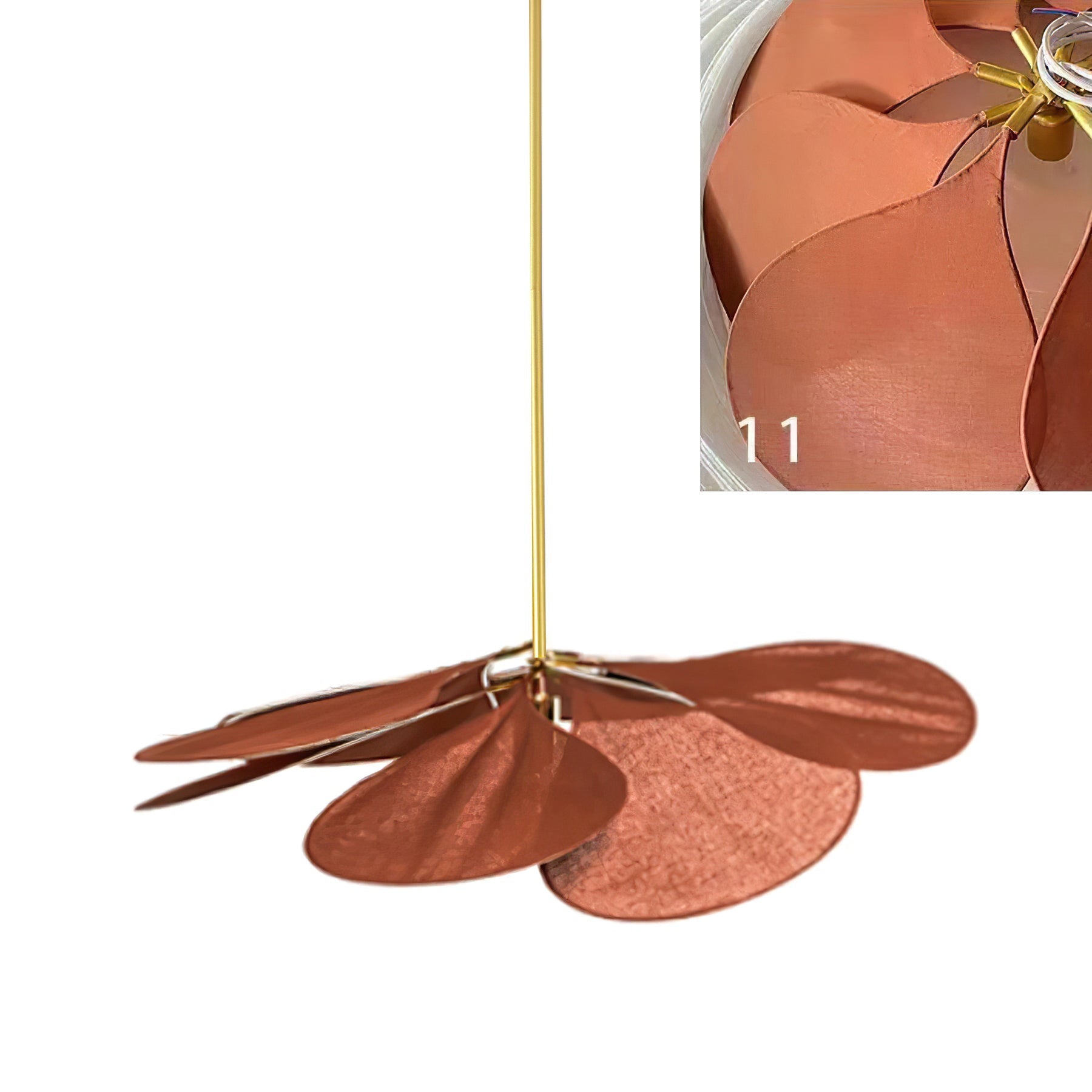 Dax Fabric Nature-inspired Pendant Lamp-Neutral Decor