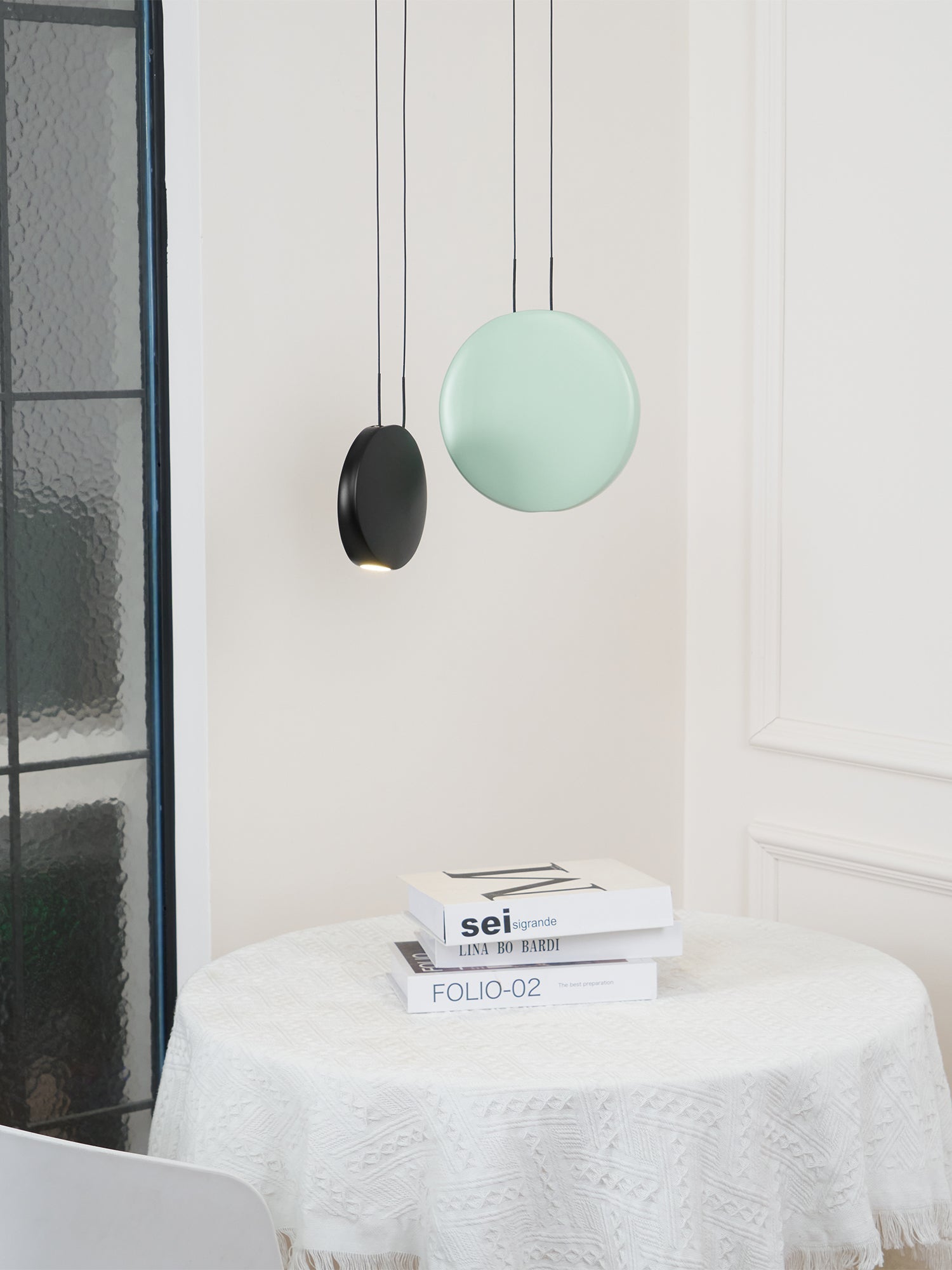 Mirellare Resin Artistic Pendant Light-Neutral Decor