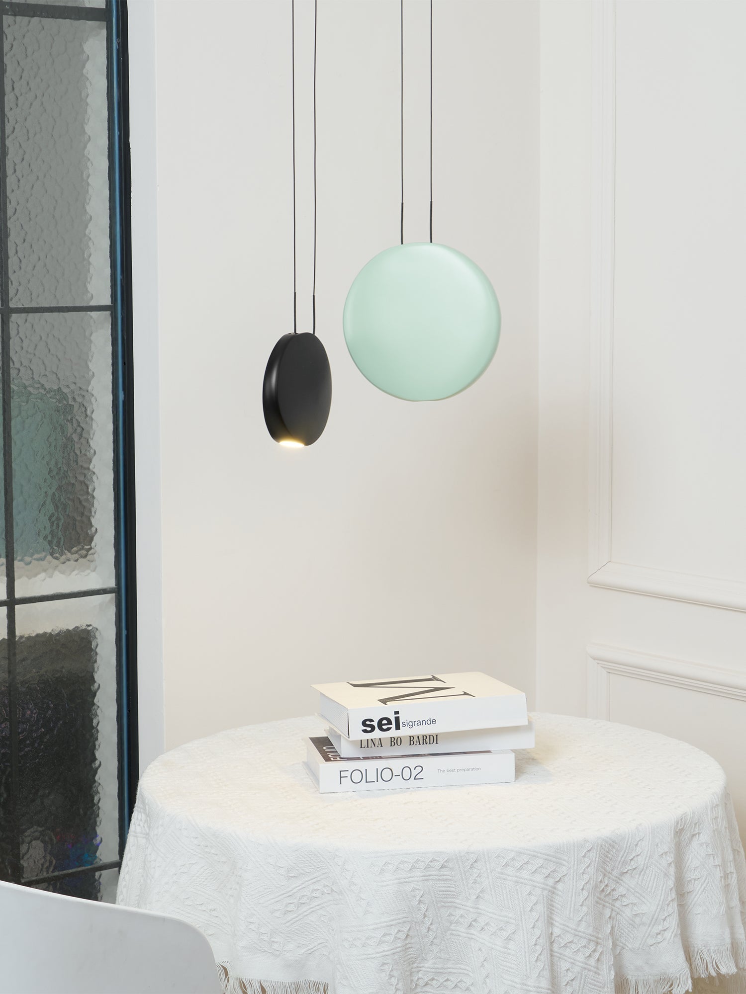 Mirellare Resin Artistic Pendant Light-Neutral Decor