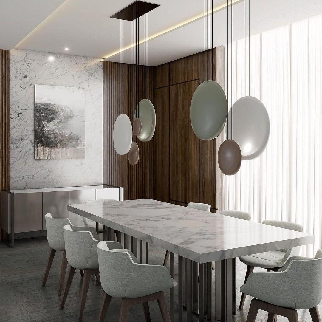 Caniel Resin Artistic Pendant Light-Neutral Decor