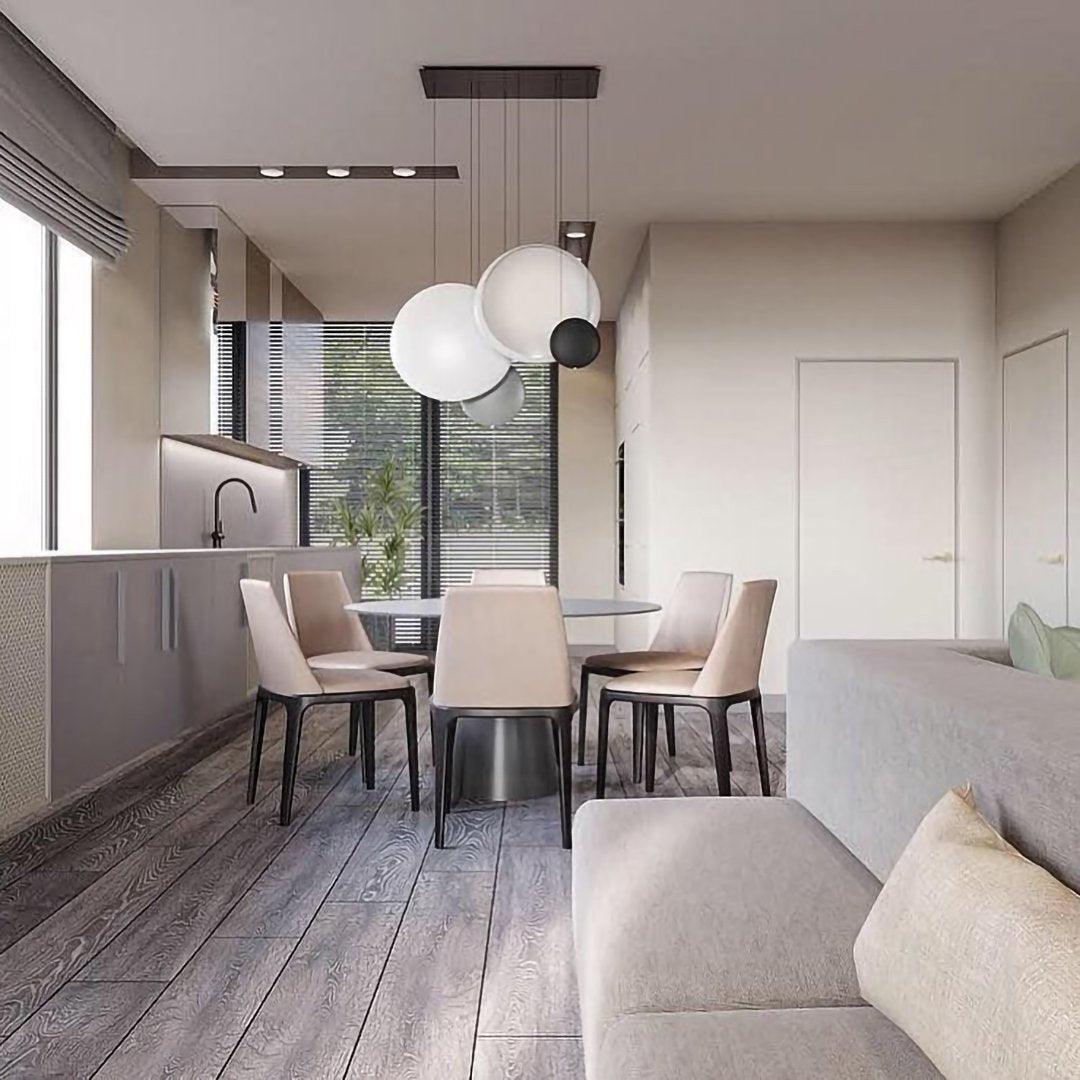 Caniel Resin Artistic Pendant Light-Neutral Decor