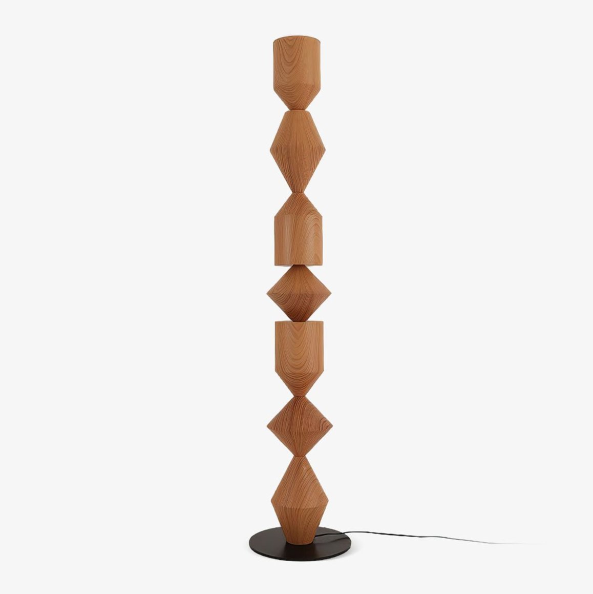 Drisen Minimalist Wood Floor Lamp-Neutral Decor