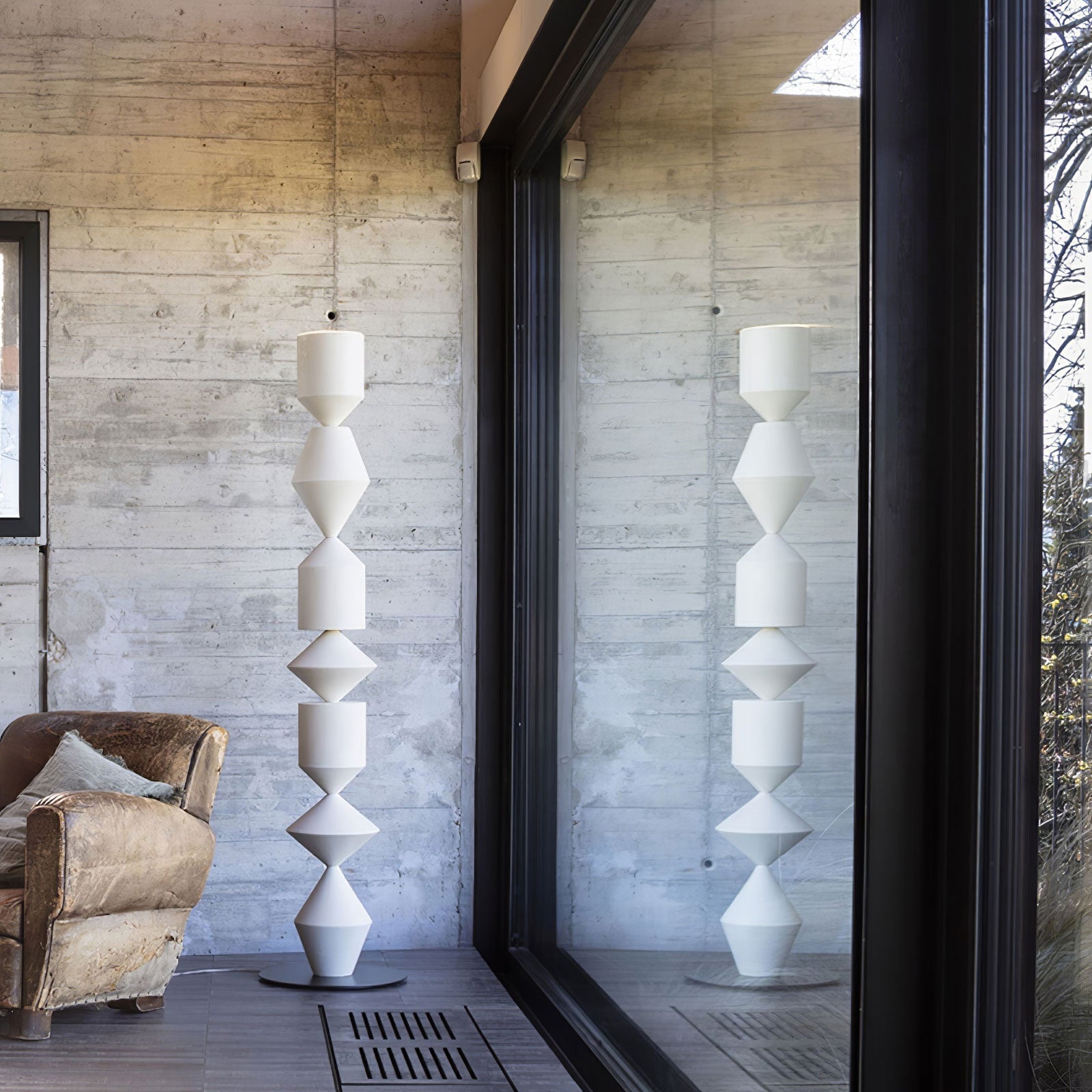 Drisen Minimalist Wood Floor Lamp-Neutral Decor