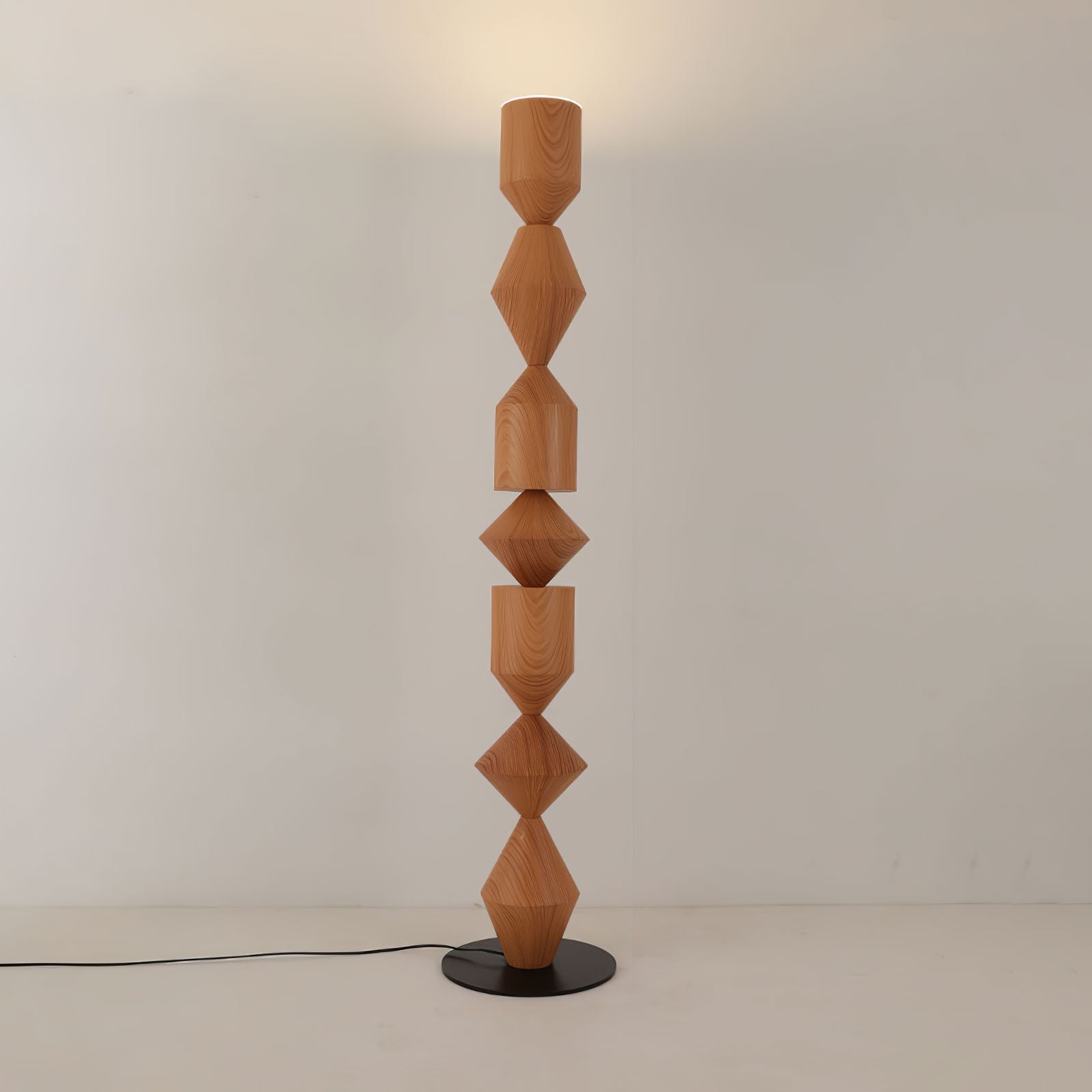 Drisen Minimalist Wood Floor Lamp-Neutral Decor