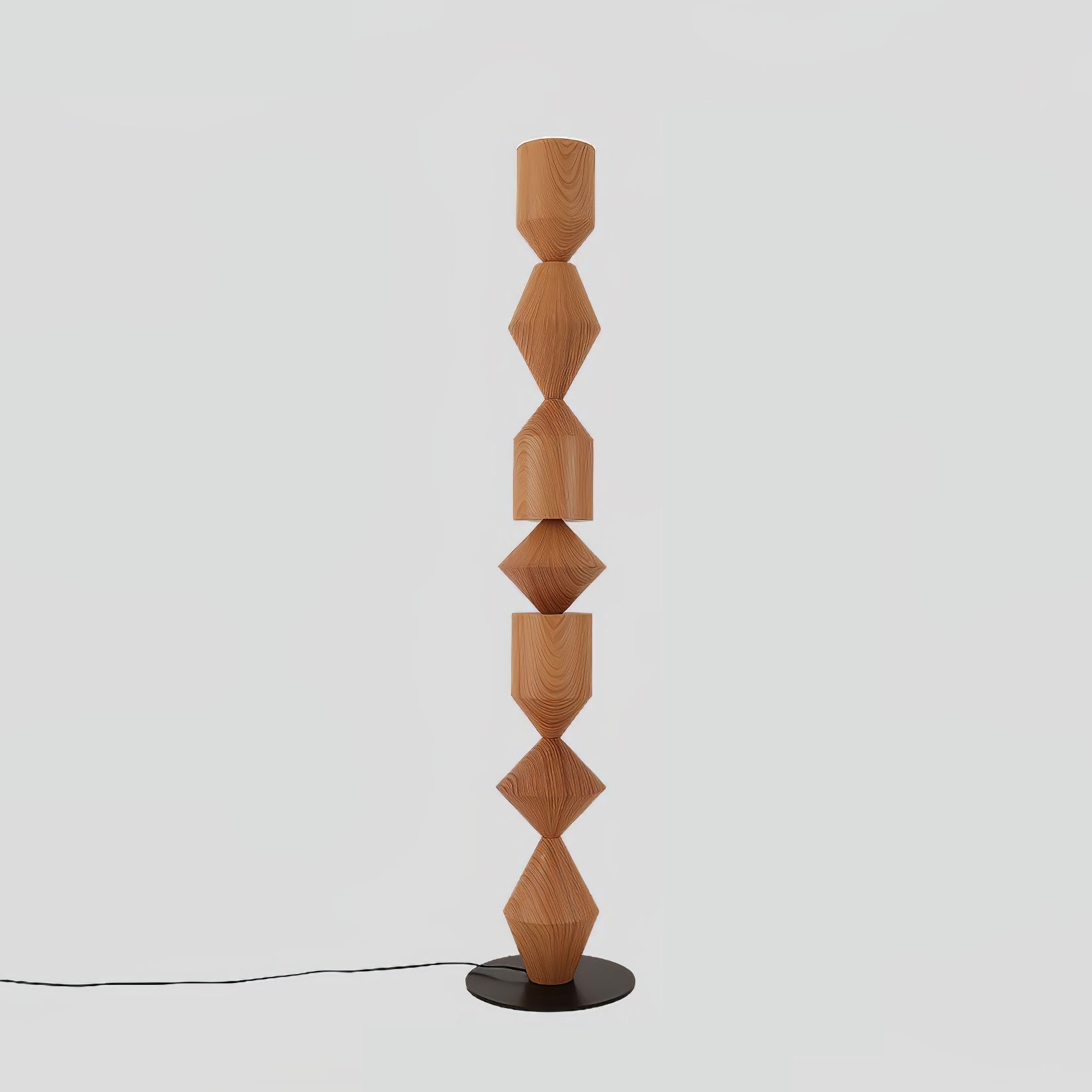 Drisen Minimalist Wood Floor Lamp-Neutral Decor