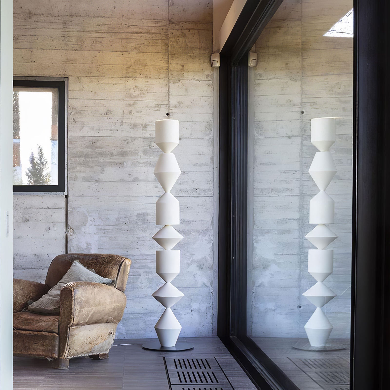 Drisen Minimalist Wood Floor Lamp-Neutral Decor
