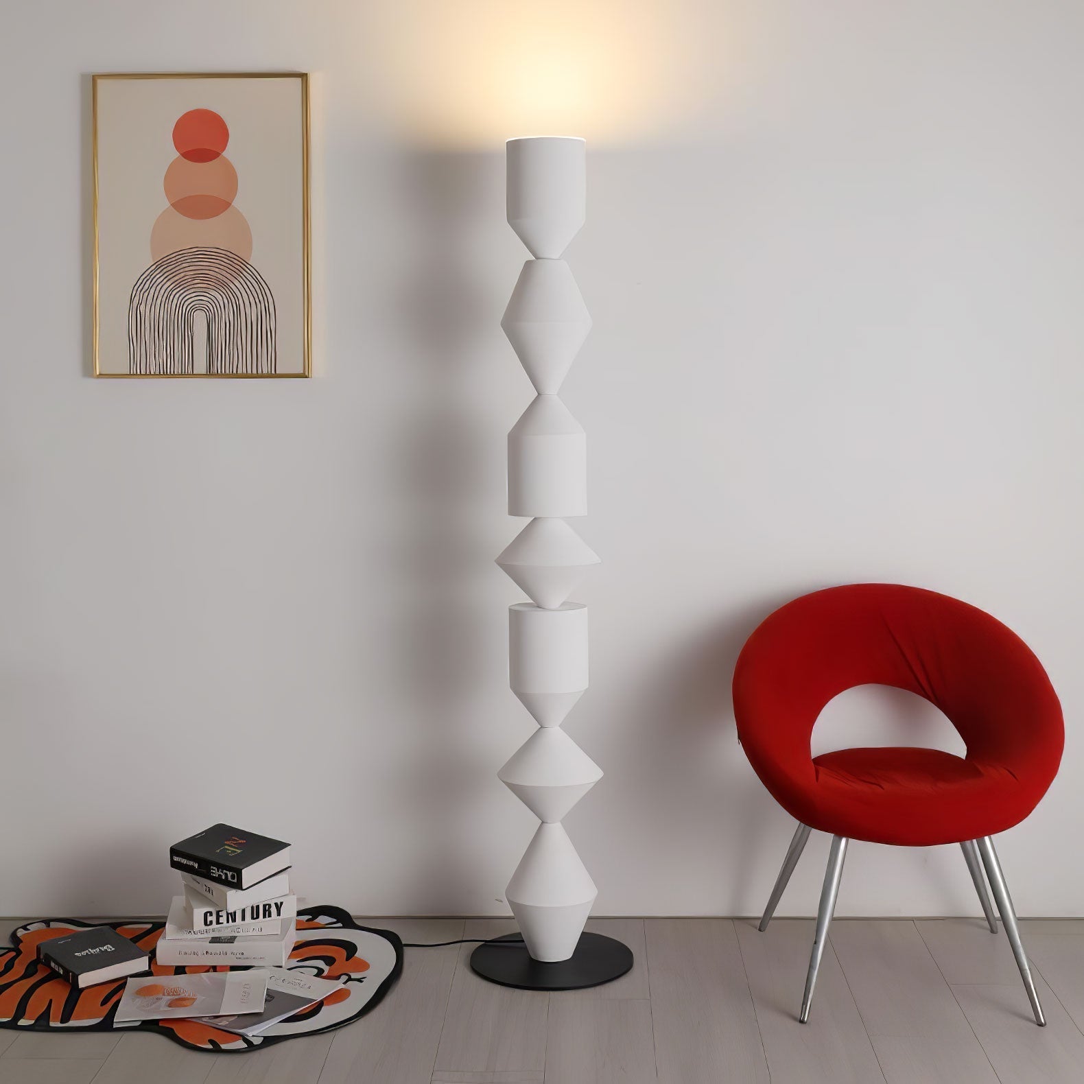 Drisen Minimalist Wood Floor Lamp-Neutral Decor