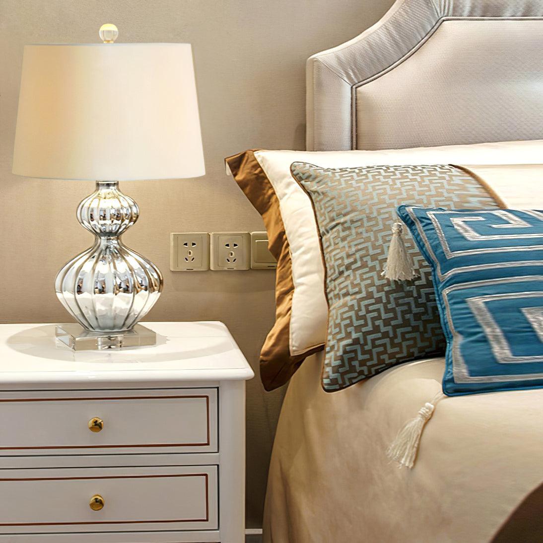 Gloria Elegant Glass Table Lamp-Neutral Decor