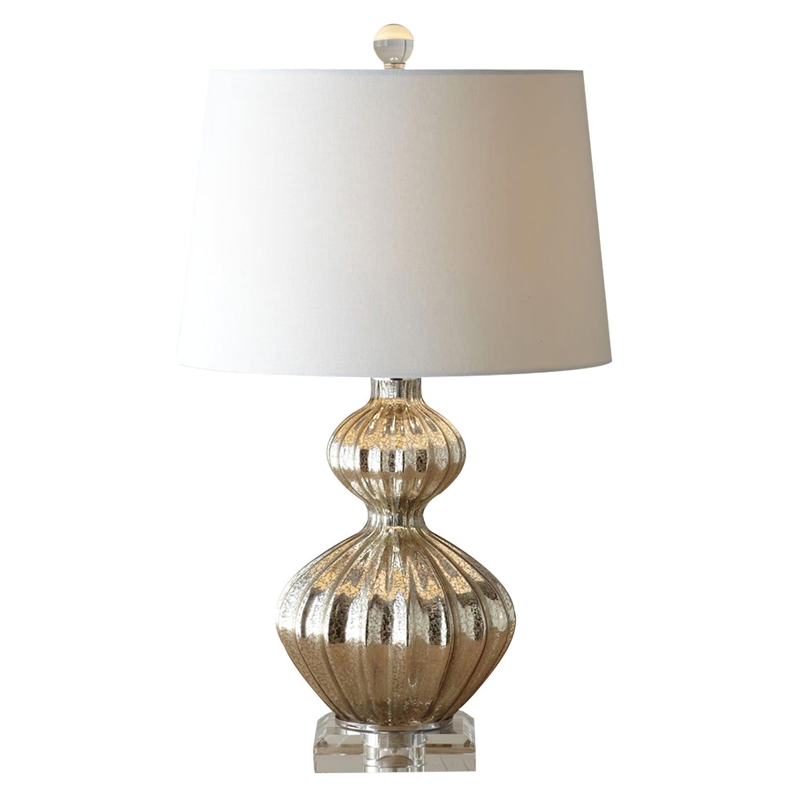 Gloria Elegant Glass Table Lamp-Neutral Decor