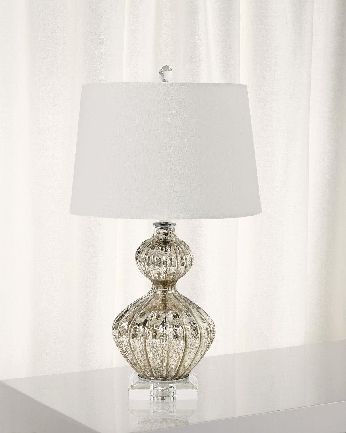 Gloria Elegant Glass Table Lamp-Neutral Decor