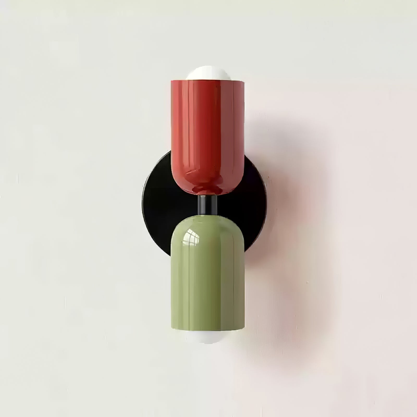 Lustra Wall Lamp Green Black Minimalist Plug-In-Neutral Decor