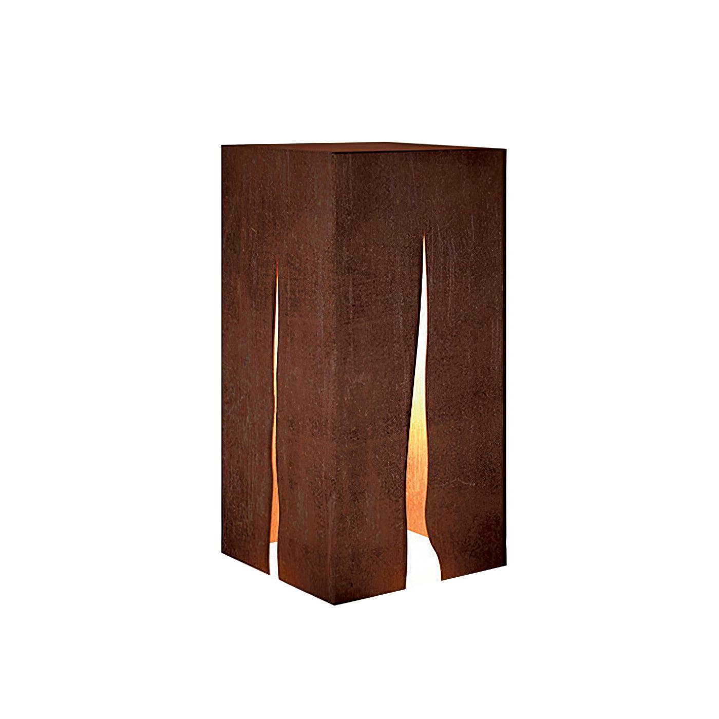 Ugo Outdoor Light Crack Cube-Neutral Decor