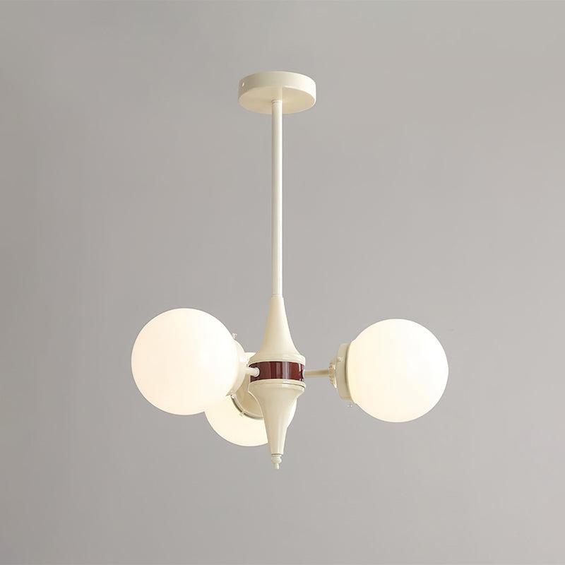 Bren Chandelier Globe Cream Modern-Neutral Decor