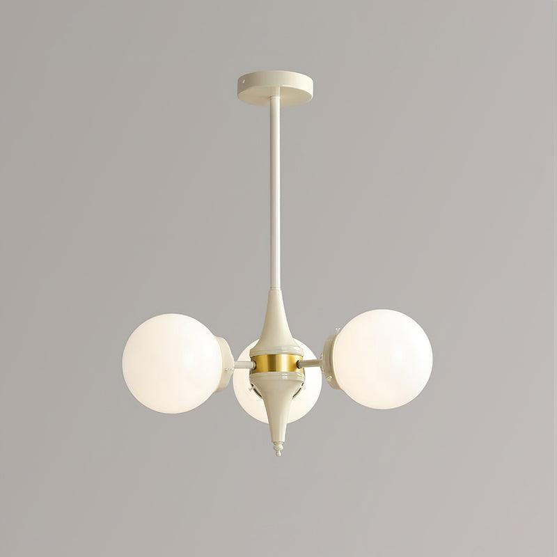 Bren Chandelier Globe Cream Modern-Neutral Decor