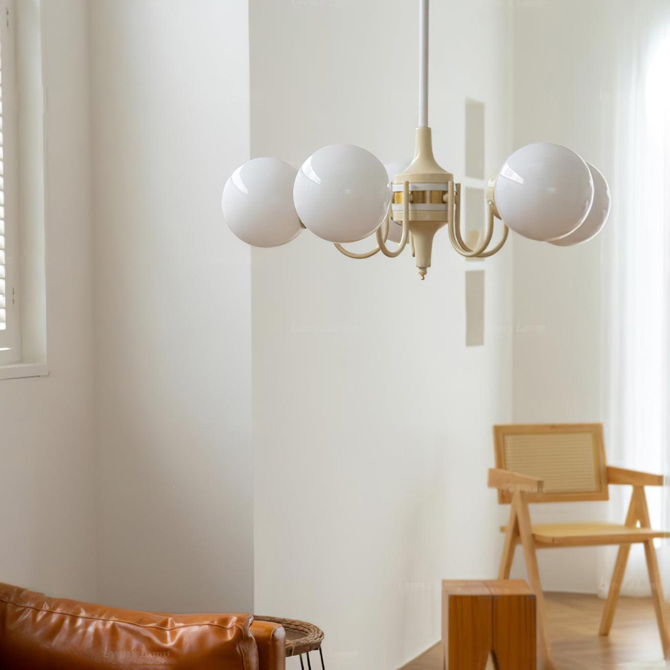 Grham Luxury Glass Chandelier-Neutral Decor