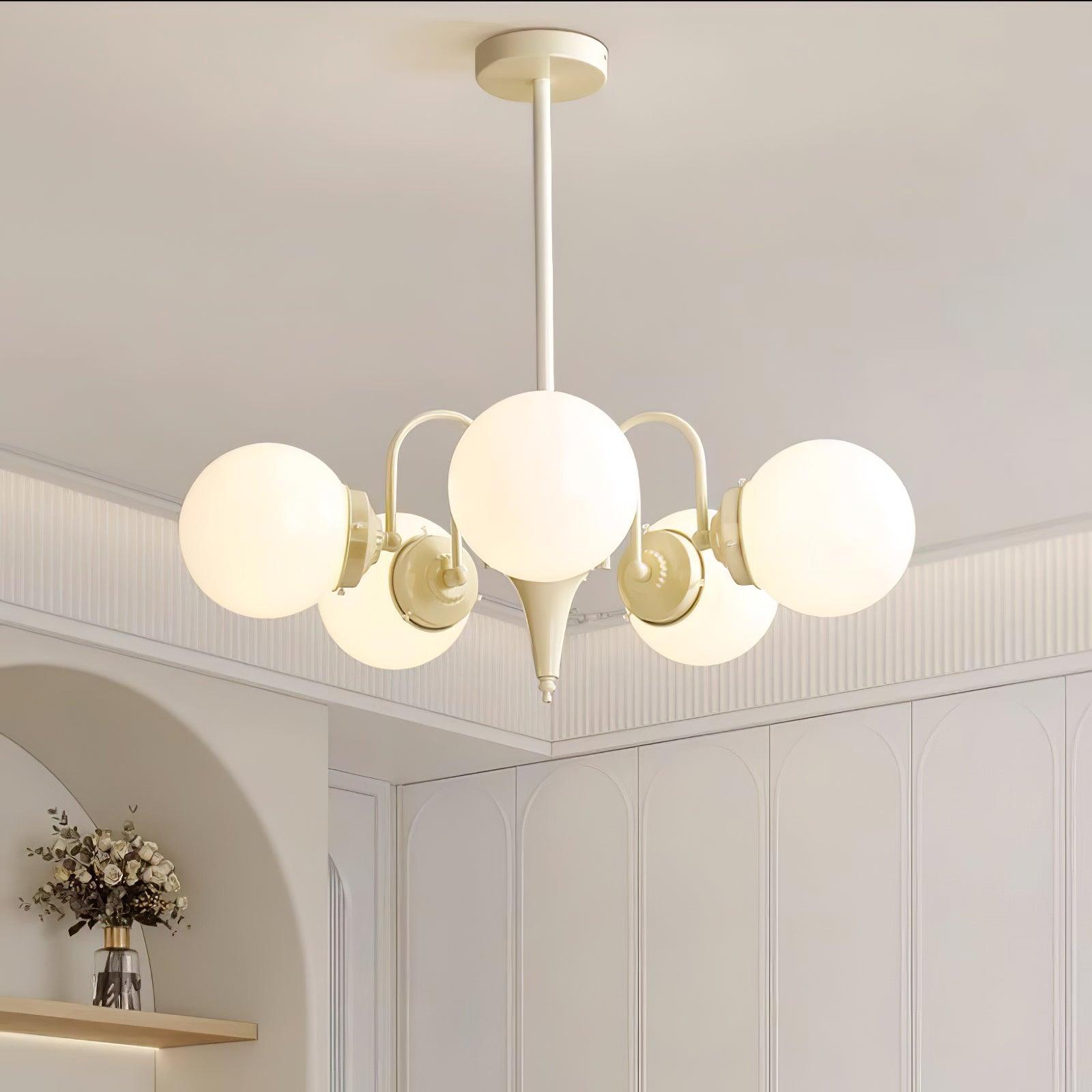 Grham Luxury Glass Chandelier-Neutral Decor