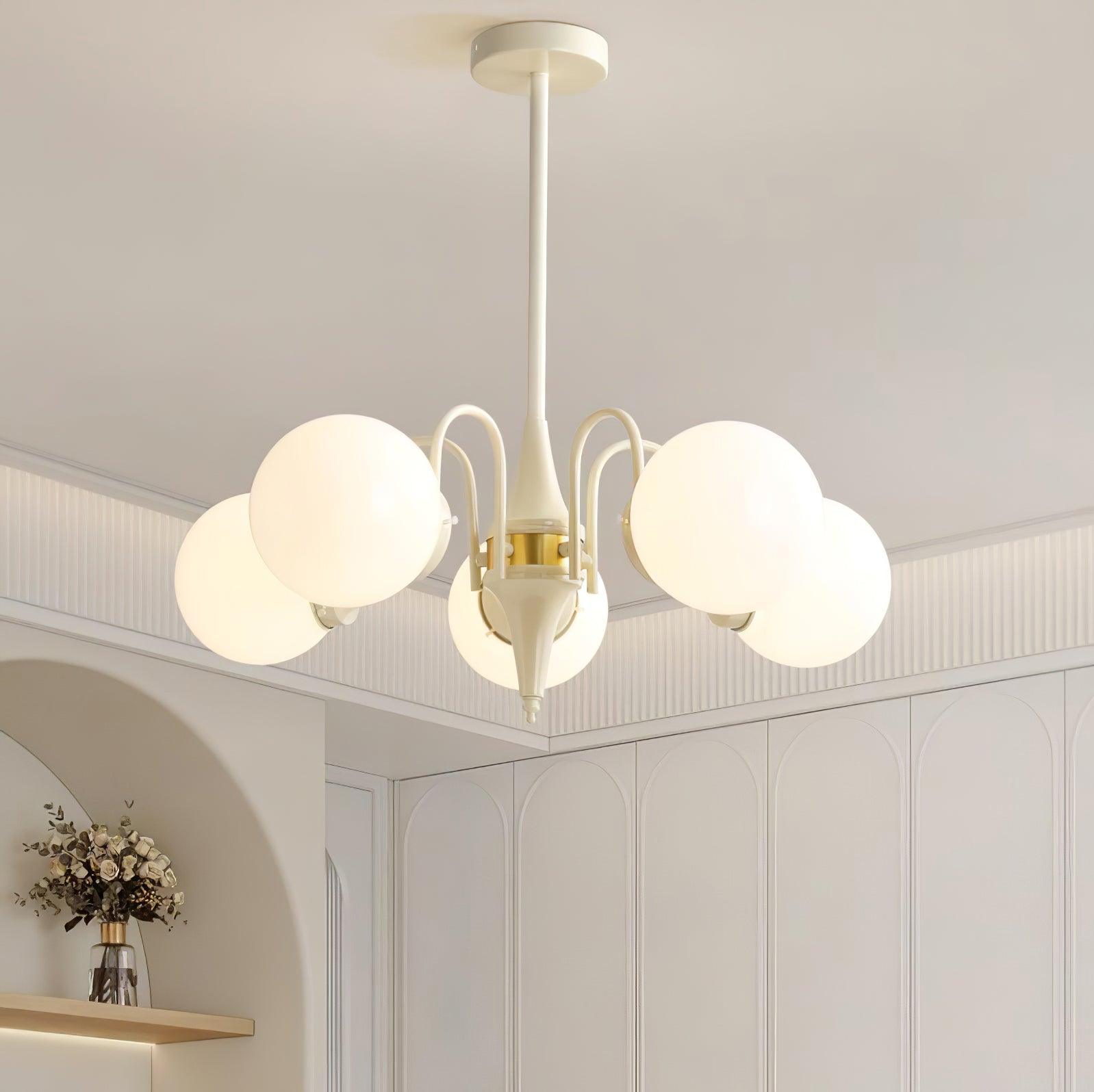 Grham Luxury Glass Chandelier-Neutral Decor
