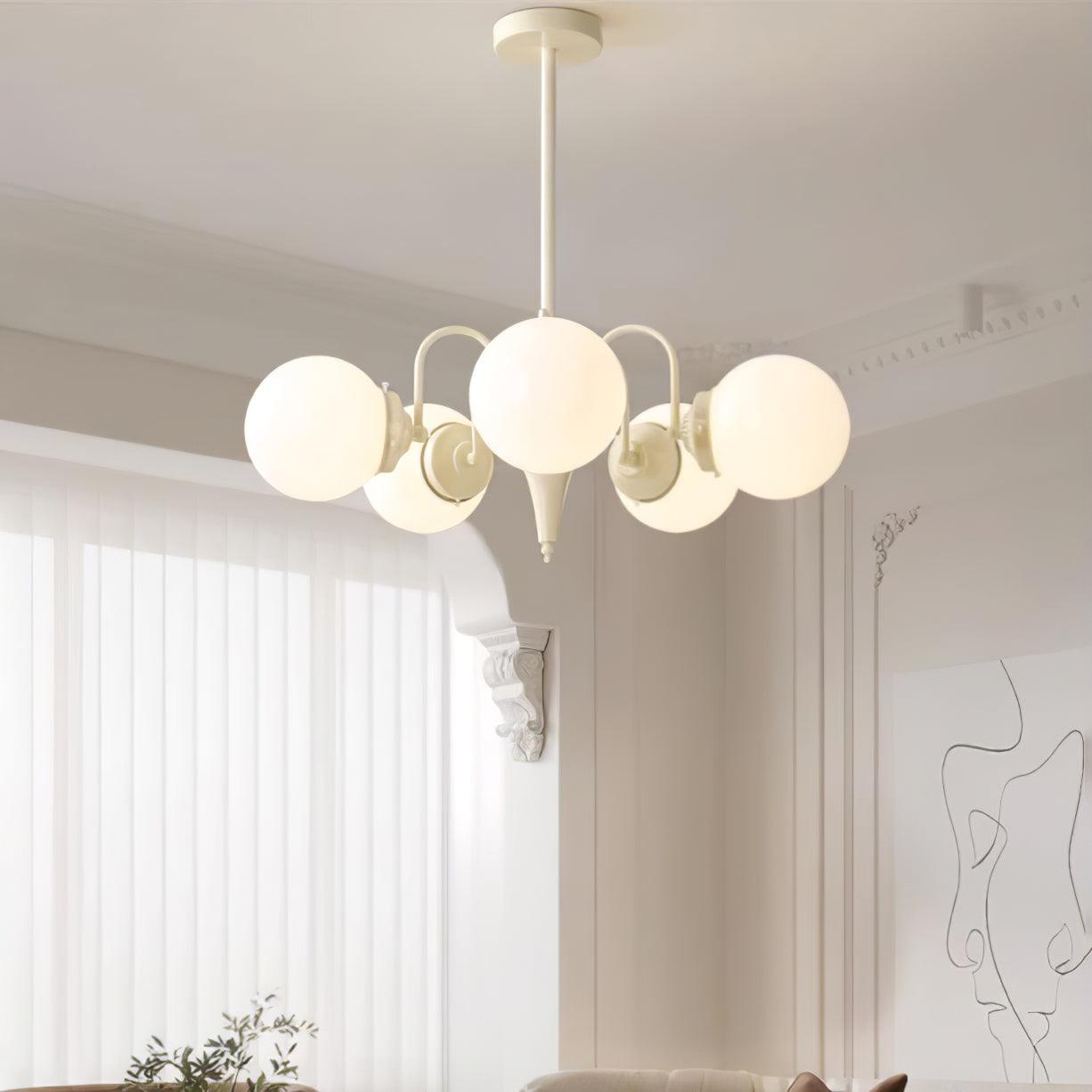 Grham Luxury Glass Chandelier-Neutral Decor