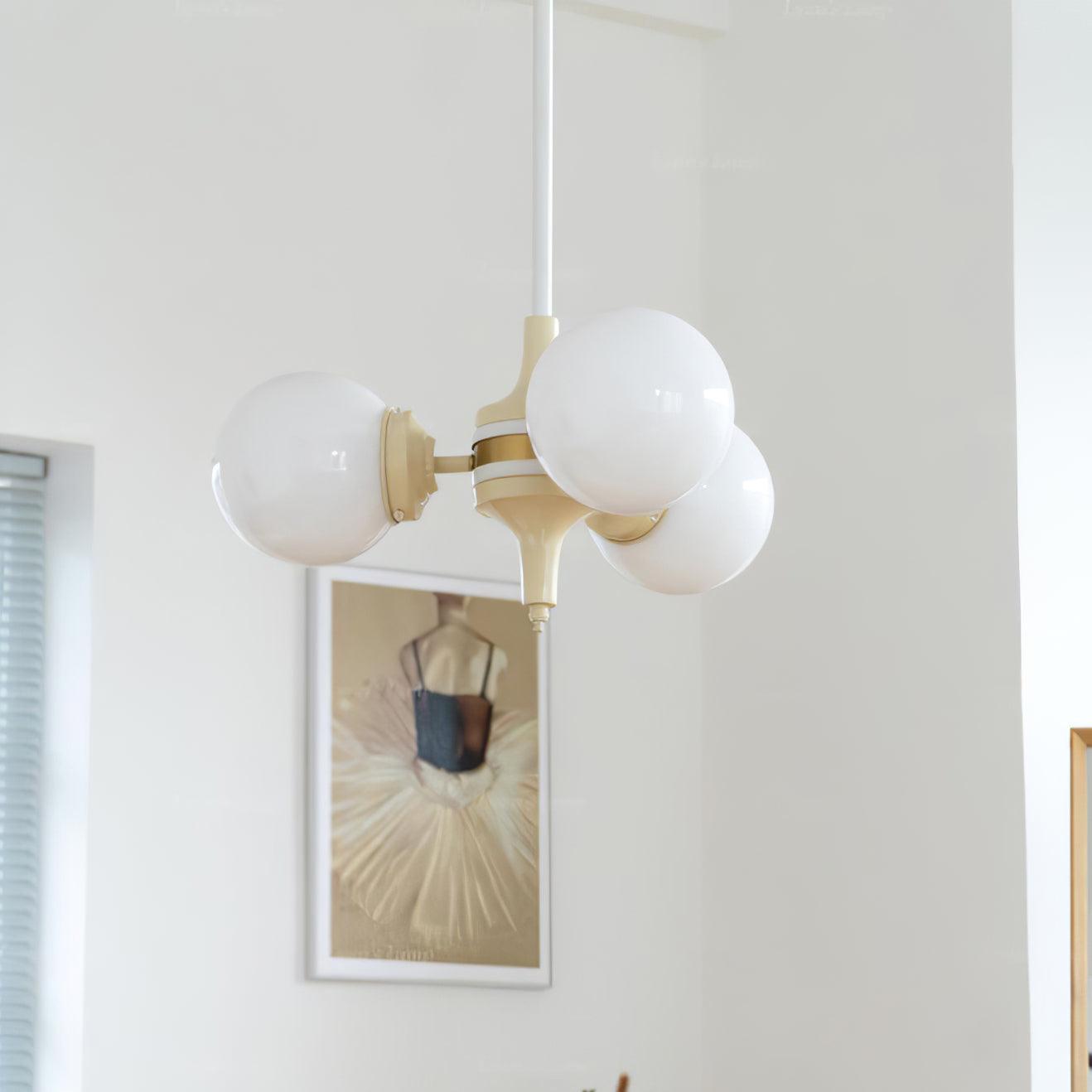 Grham Luxury Glass Chandelier-Neutral Decor