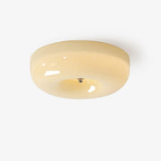 Solara Chandelier Cream Pudding with Blown Glass-Neutral Decor