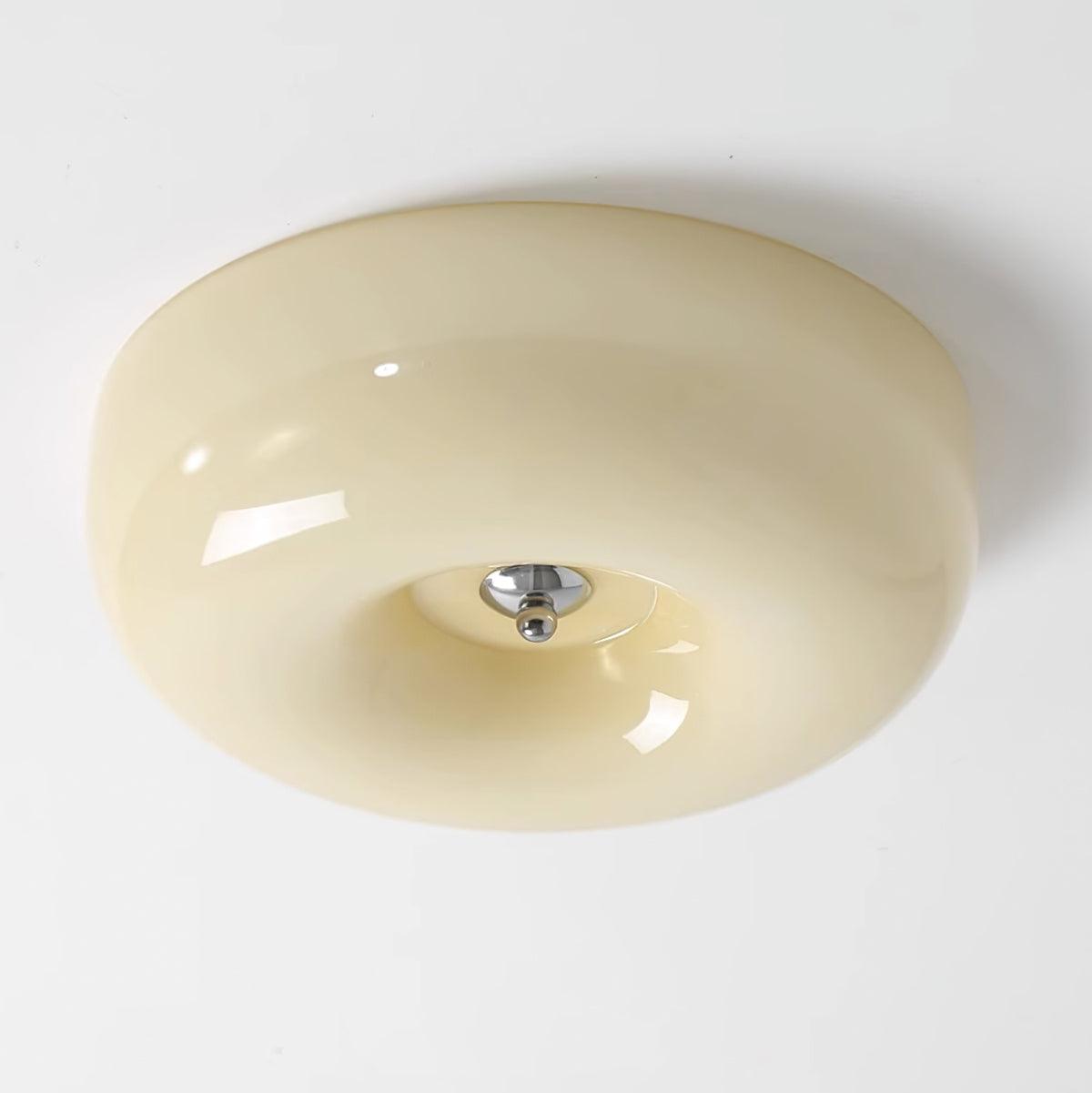 Cam Modern Minimalist Swirl Glass Ceiling Lamp-Neutral Decor