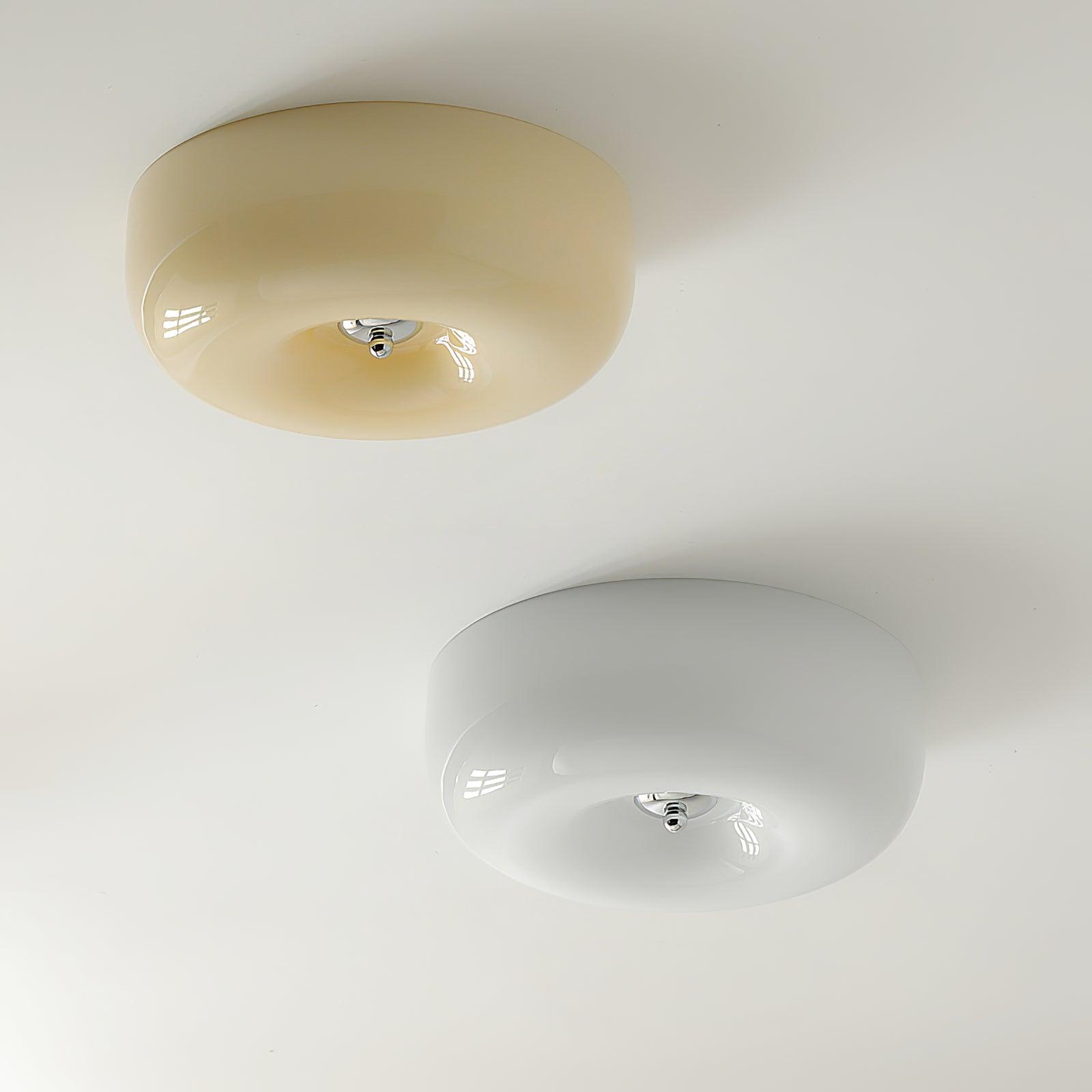 Cam Modern Minimalist Swirl Glass Ceiling Lamp-Neutral Decor