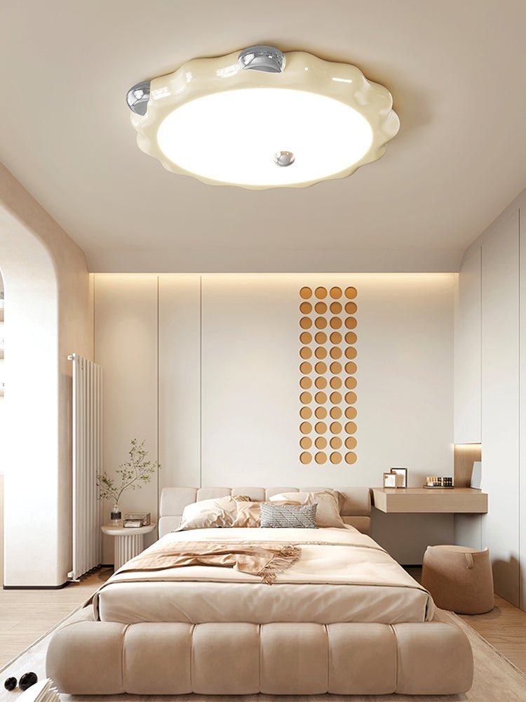 Casolila Elegance Art Cream Ceiling Light-Neutral Decor