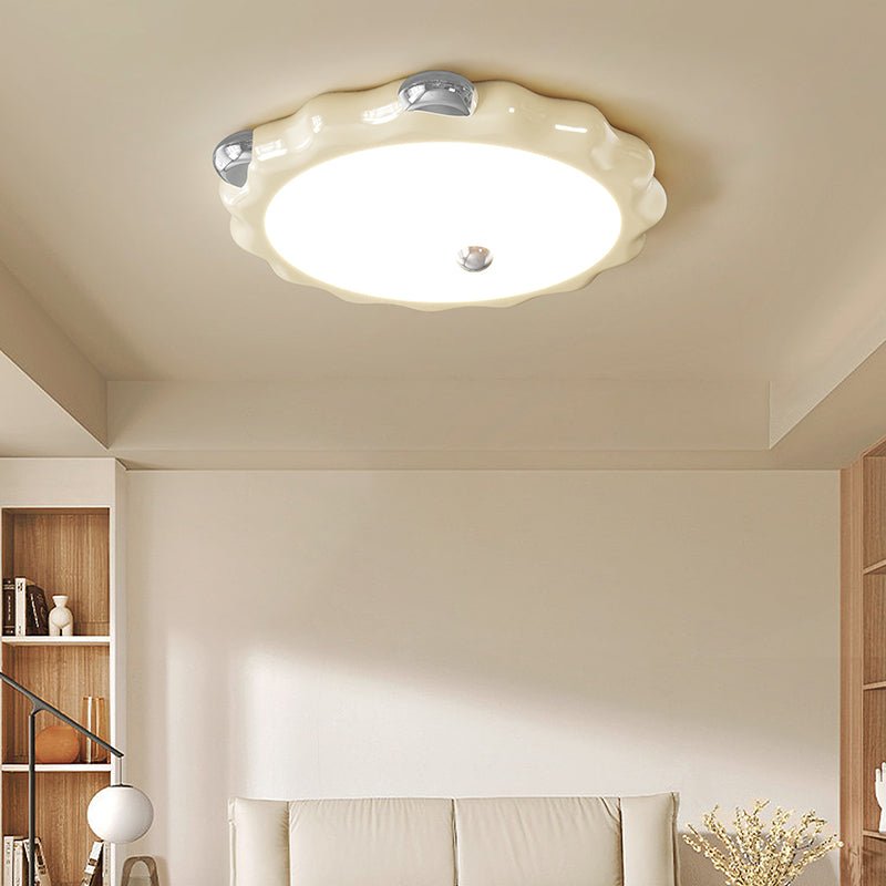 Casolila Elegance Art Cream Ceiling Light-Neutral Decor