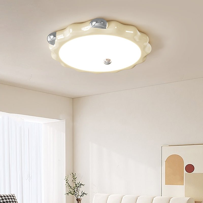 Casolila Elegance Art Cream Ceiling Light-Neutral Decor