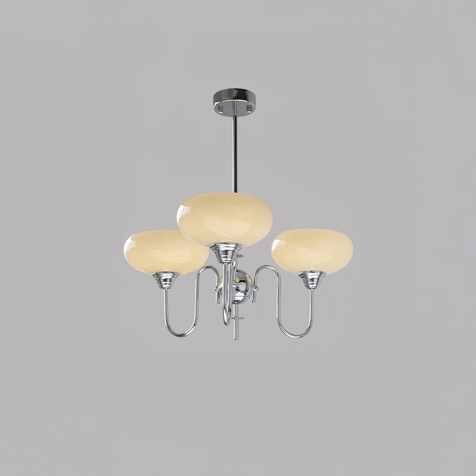 Silva Vintage LED Metal Multi Lampshade Creamy White Yellow Bulbs Luxury Bedroom Living Room Pendant Light, Gold/Chrome - Neutral Decor