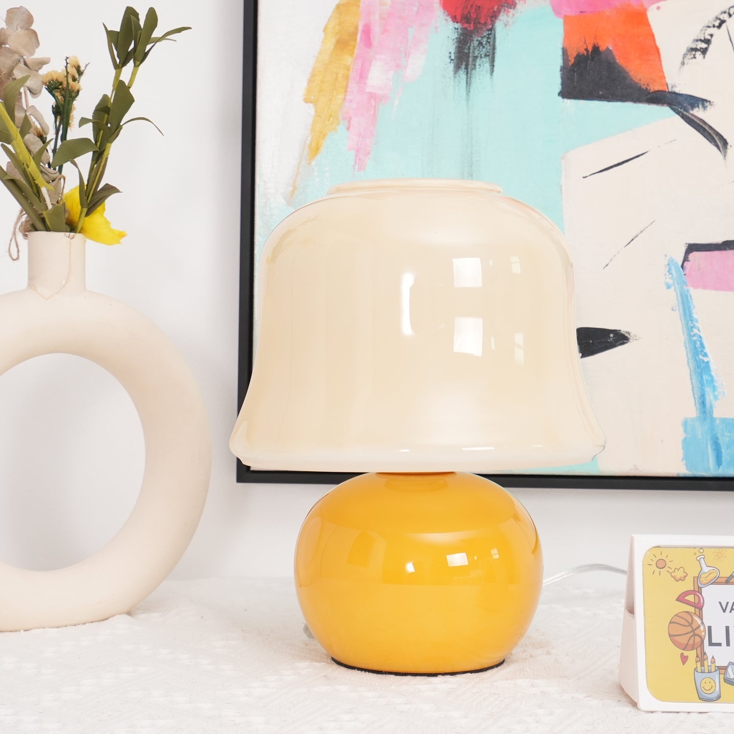 Holg Ceramic Luxury Table Lamp-Neutral Decor