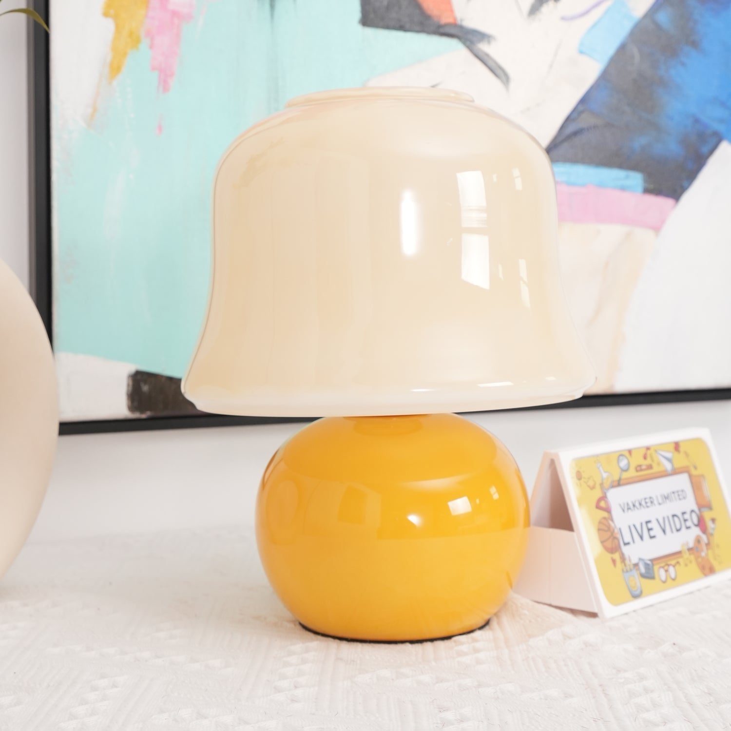 Holg Ceramic Luxury Table Lamp-Neutral Decor