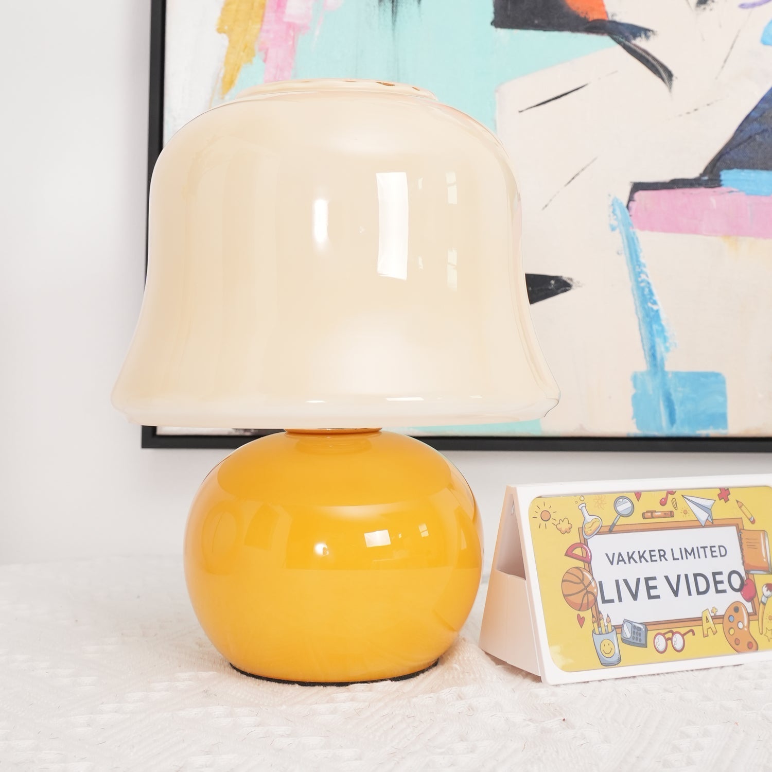 Holg Ceramic Luxury Table Lamp-Neutral Decor